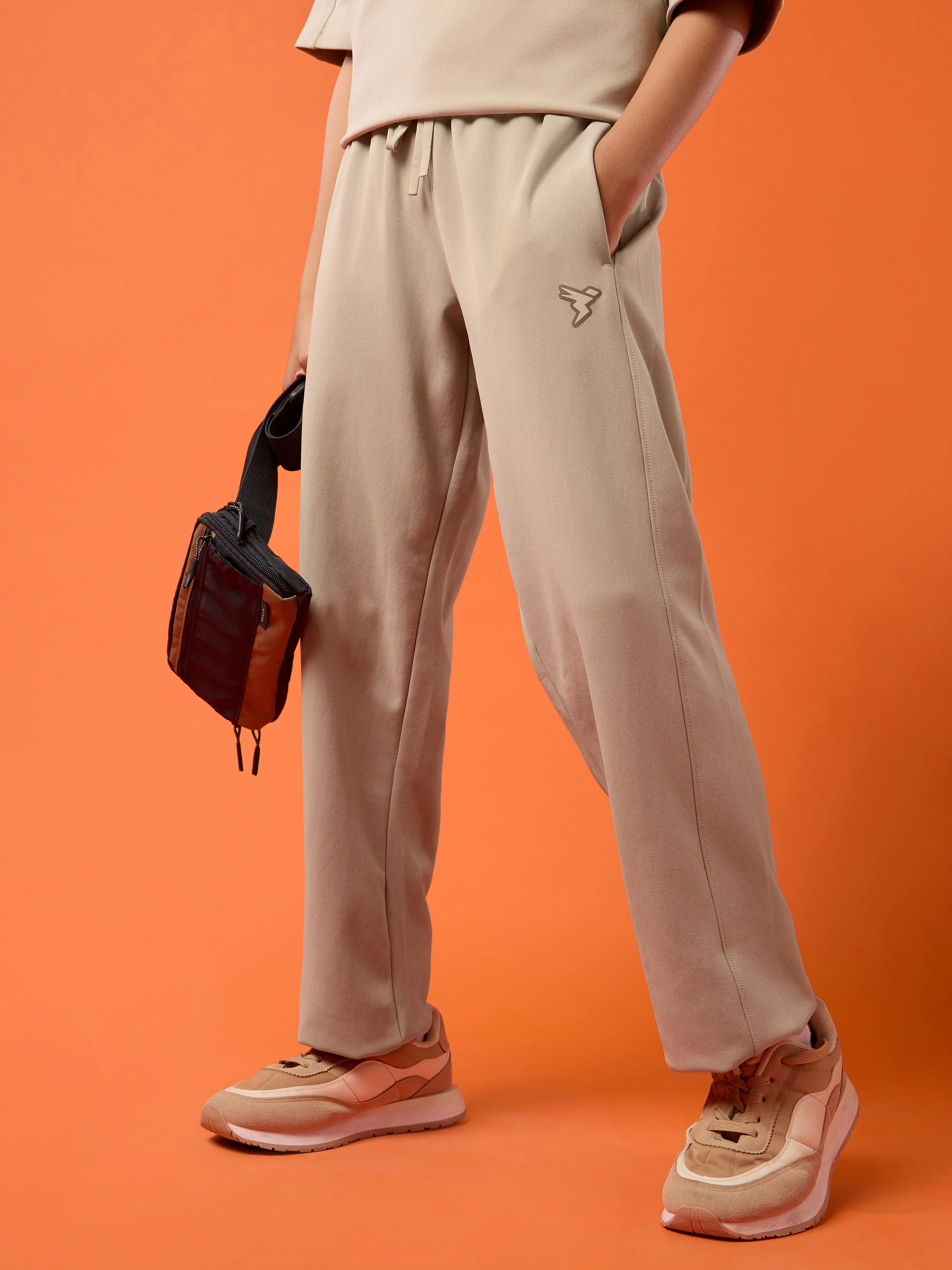 Boys Regular Fit Sports Trackpants with ELASTOPLUS