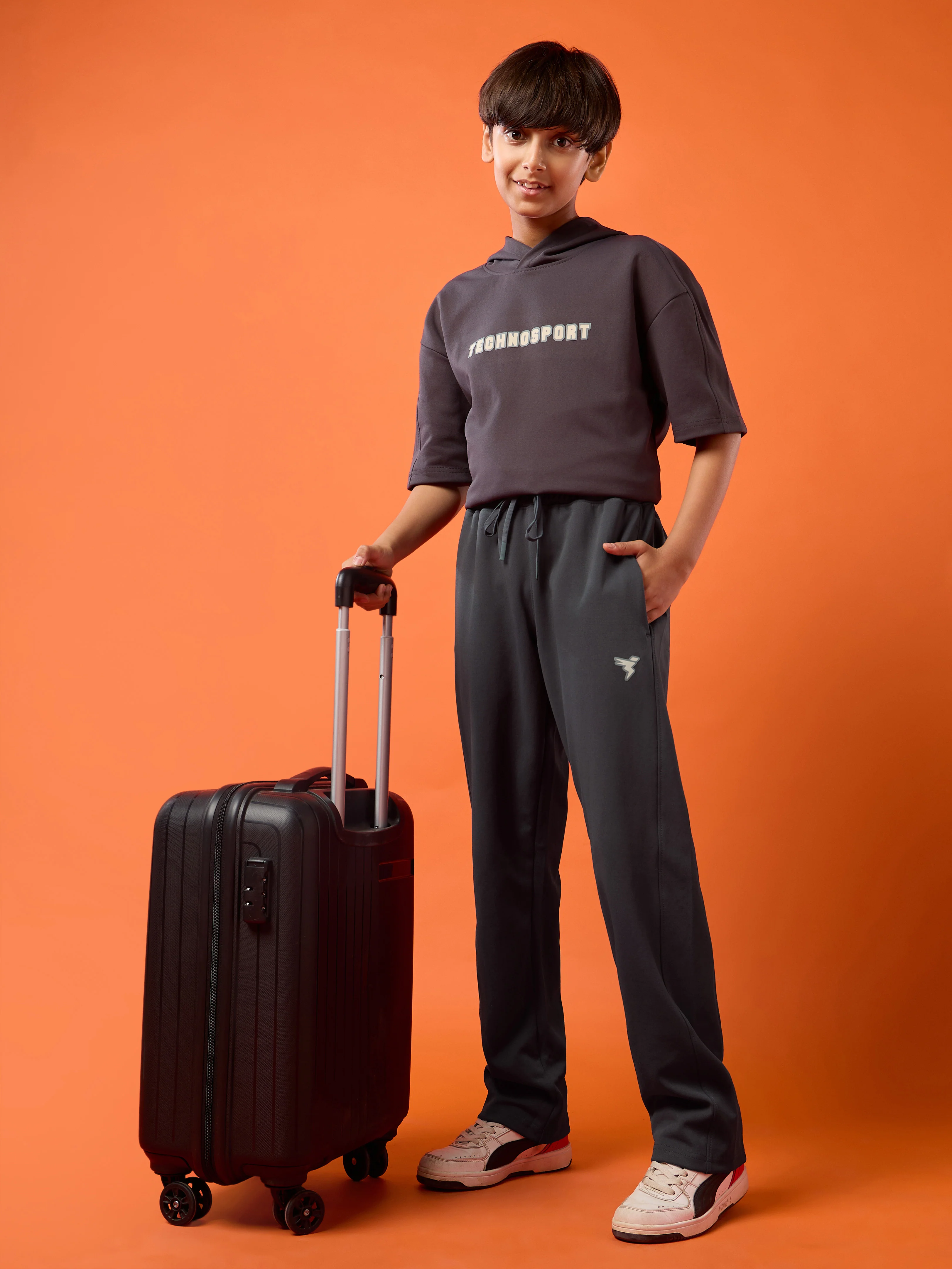 Boys Regular Fit Sports Trackpants with ELASTOPLUS - Image 5