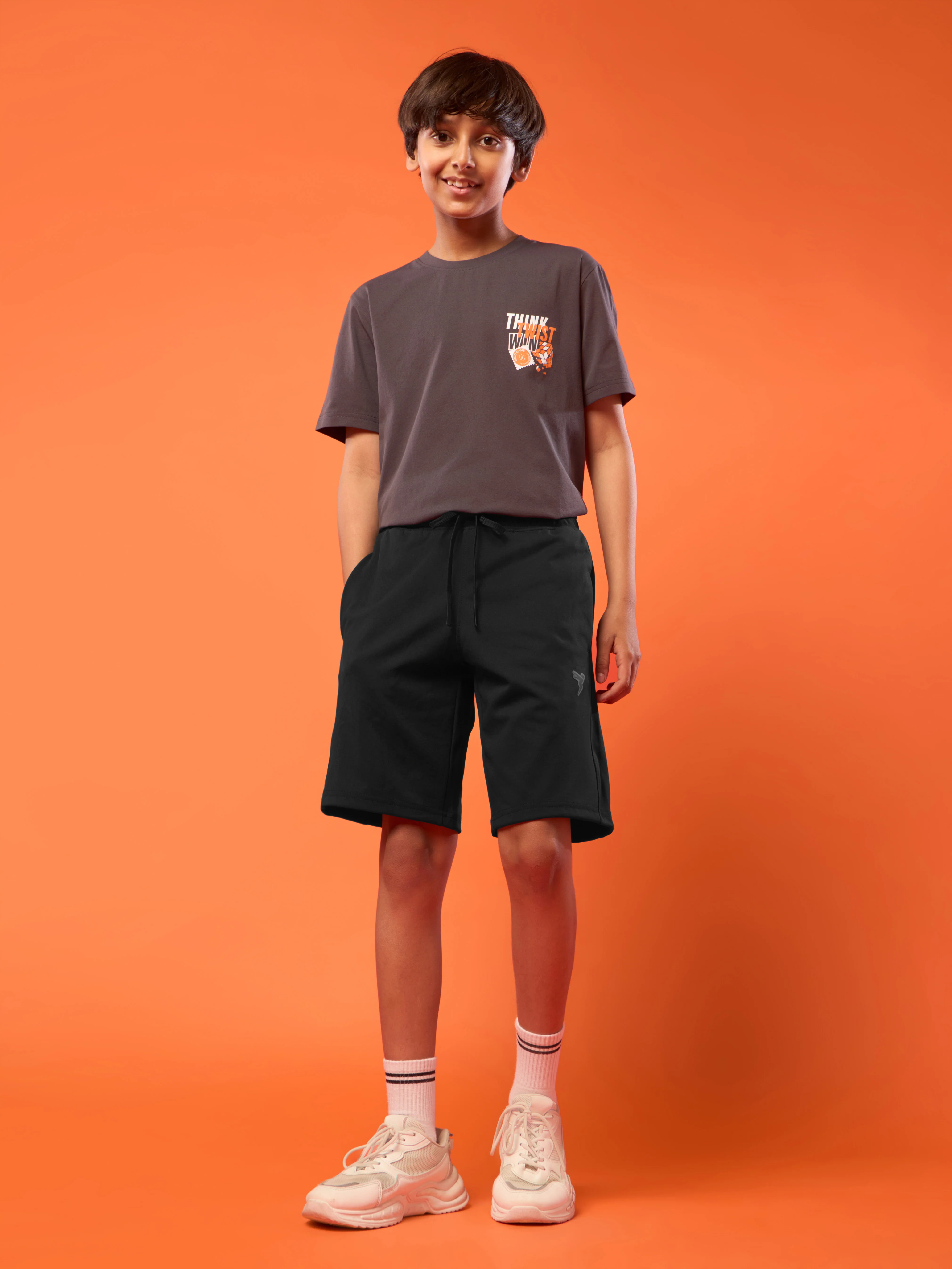 Boys Slim Fit Sports Shorts with ELASTOPLUS - Image 3