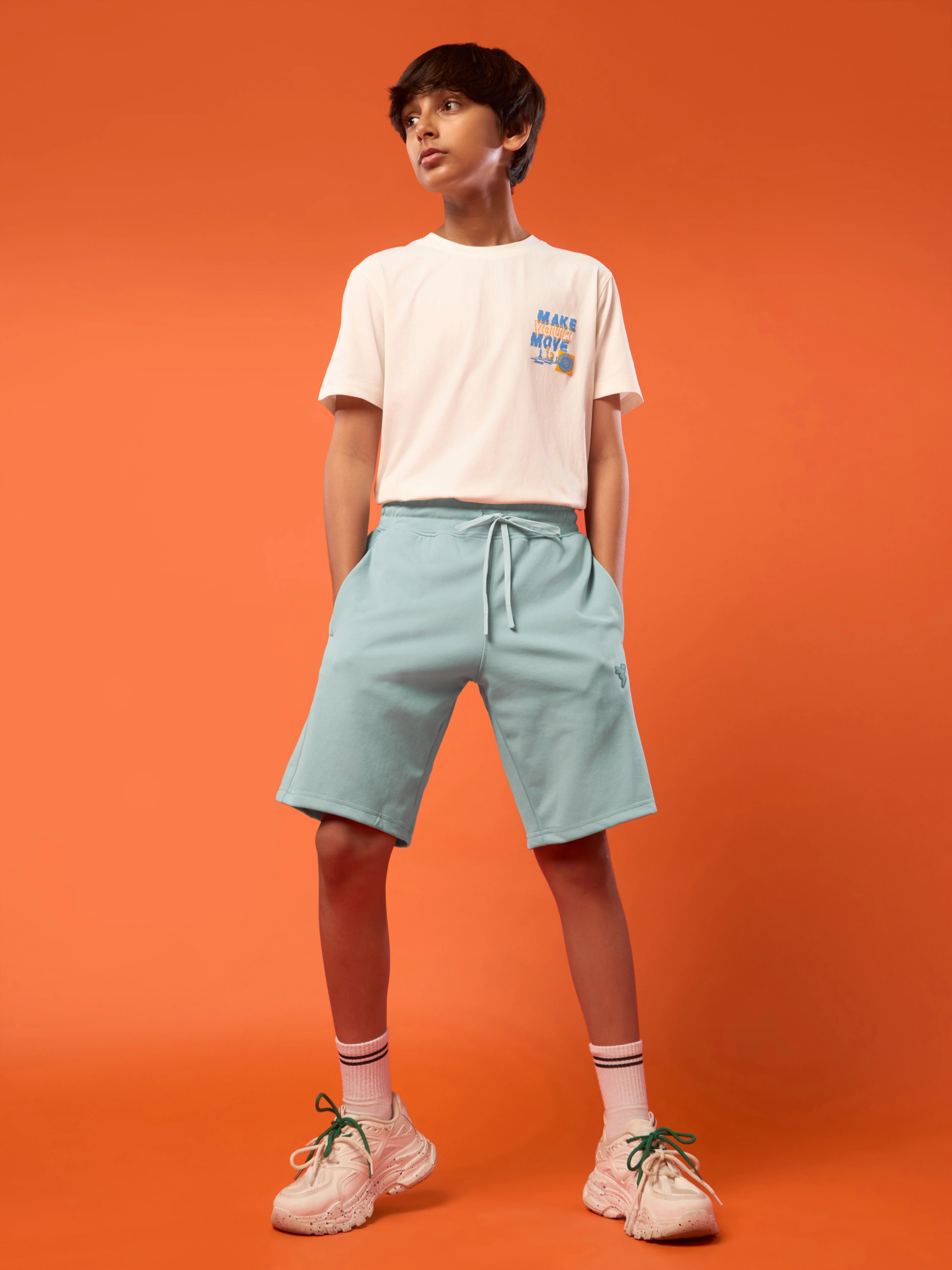 Boys Slim Fit Sports Shorts with ELASTOPLUS - Image 4
