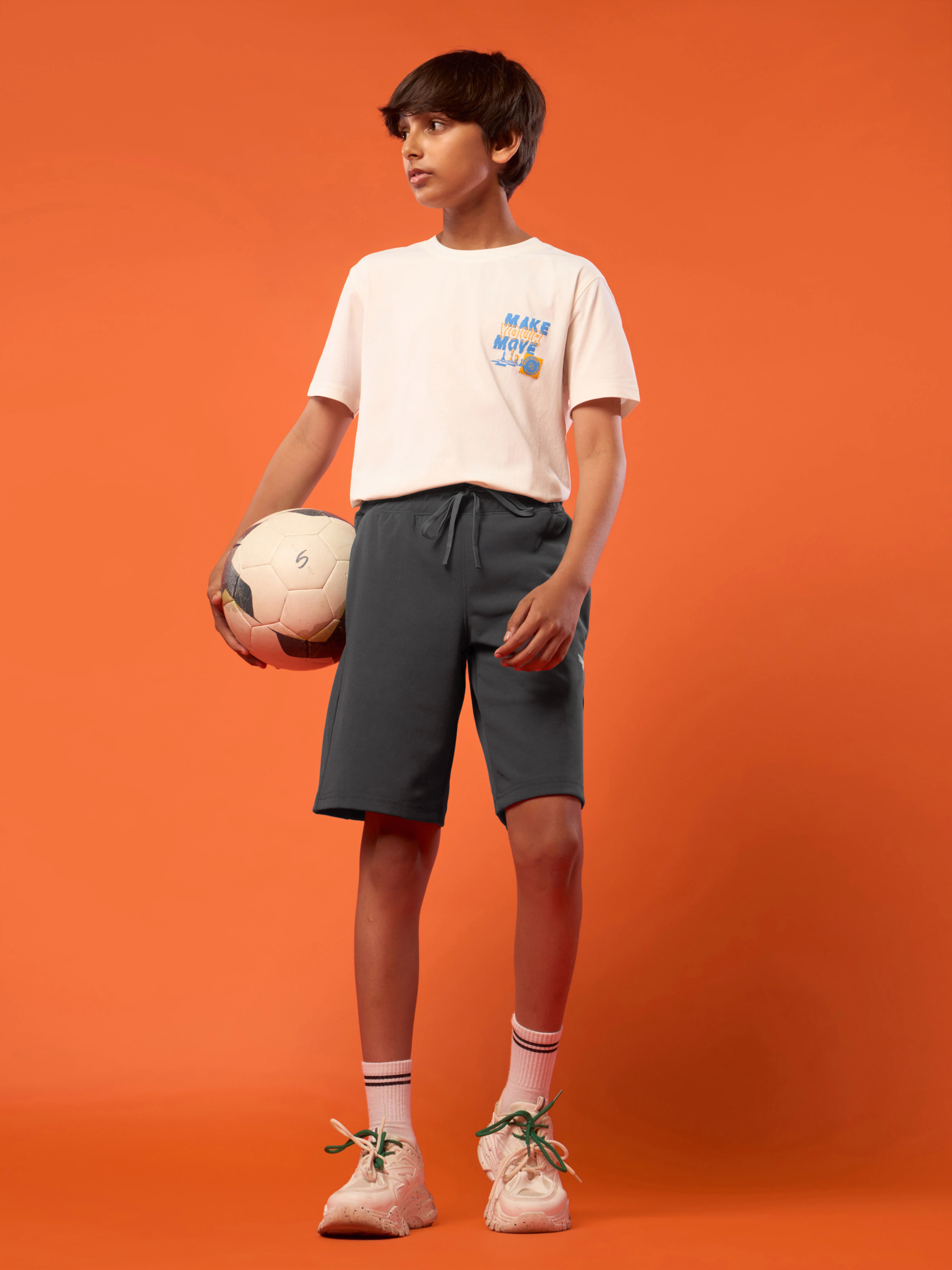 Boys Slim Fit Sports Shorts with ELASTOPLUS - Image 6