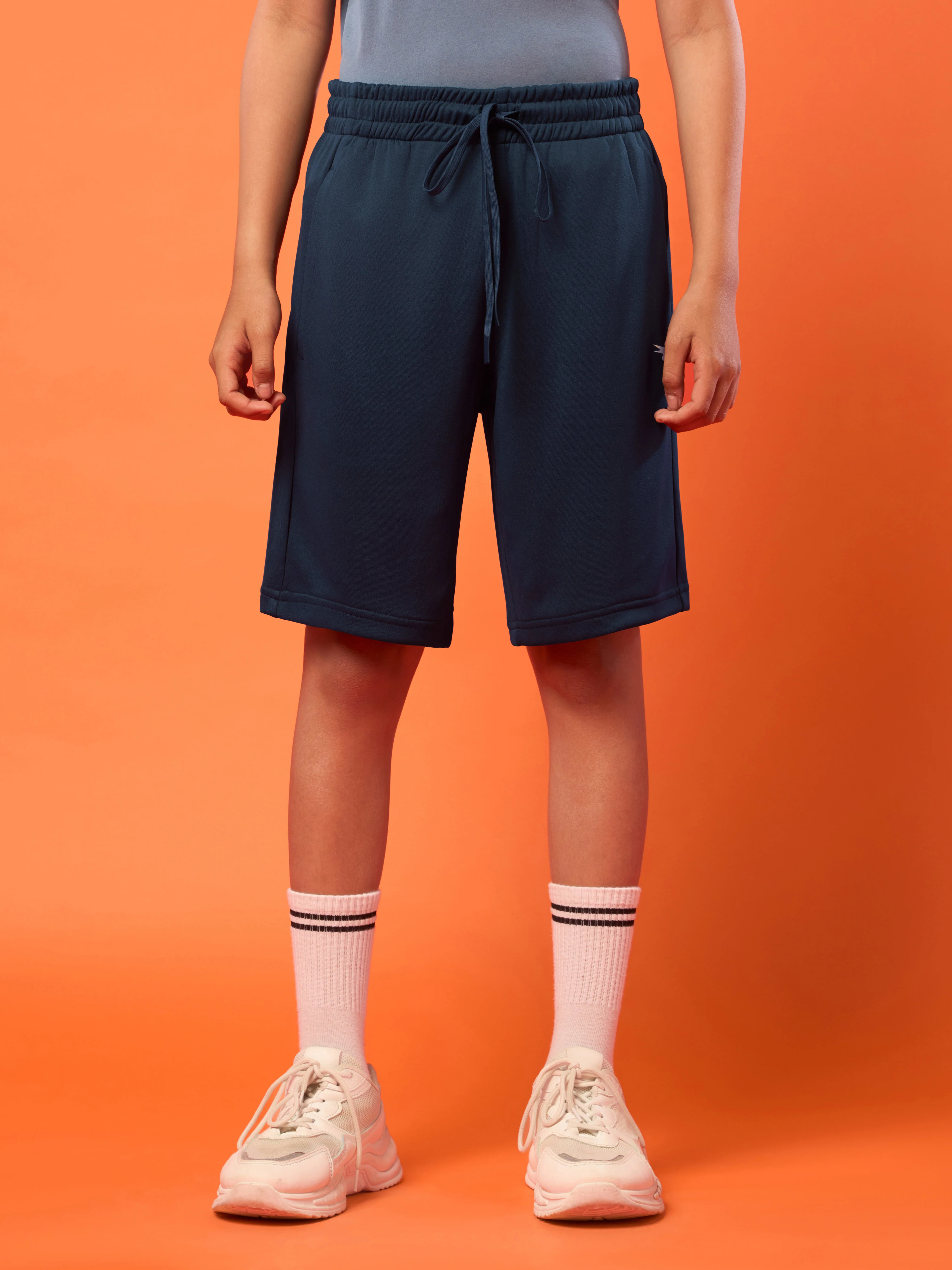 Boys Slim Fit Sports Shorts with TECHNO DRY - Image 2