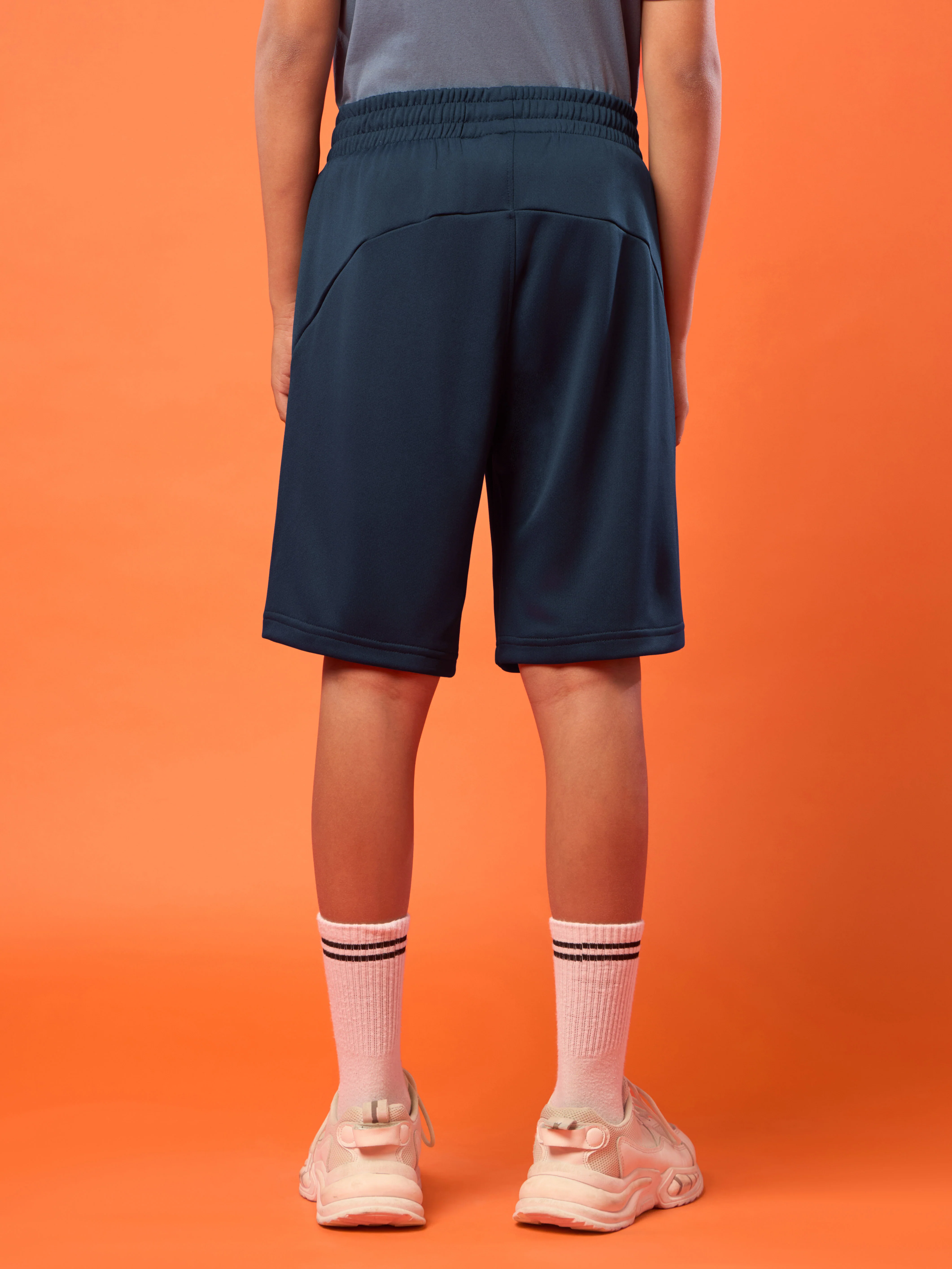 Boys Slim Fit Sports Shorts with TECHNO DRY - Image 3