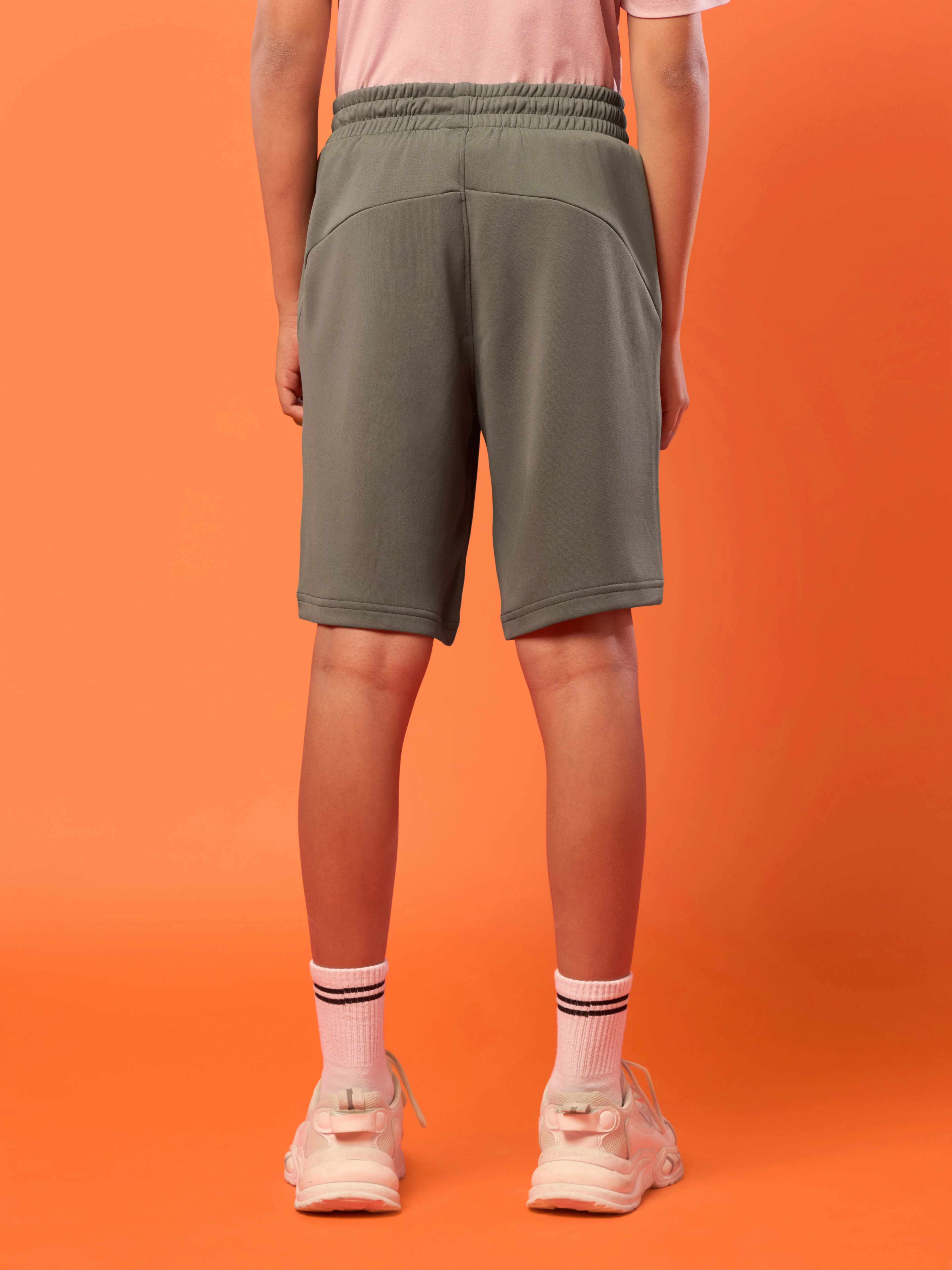 Boys Slim Fit Sports Shorts with TECHNO DRY - Image 3