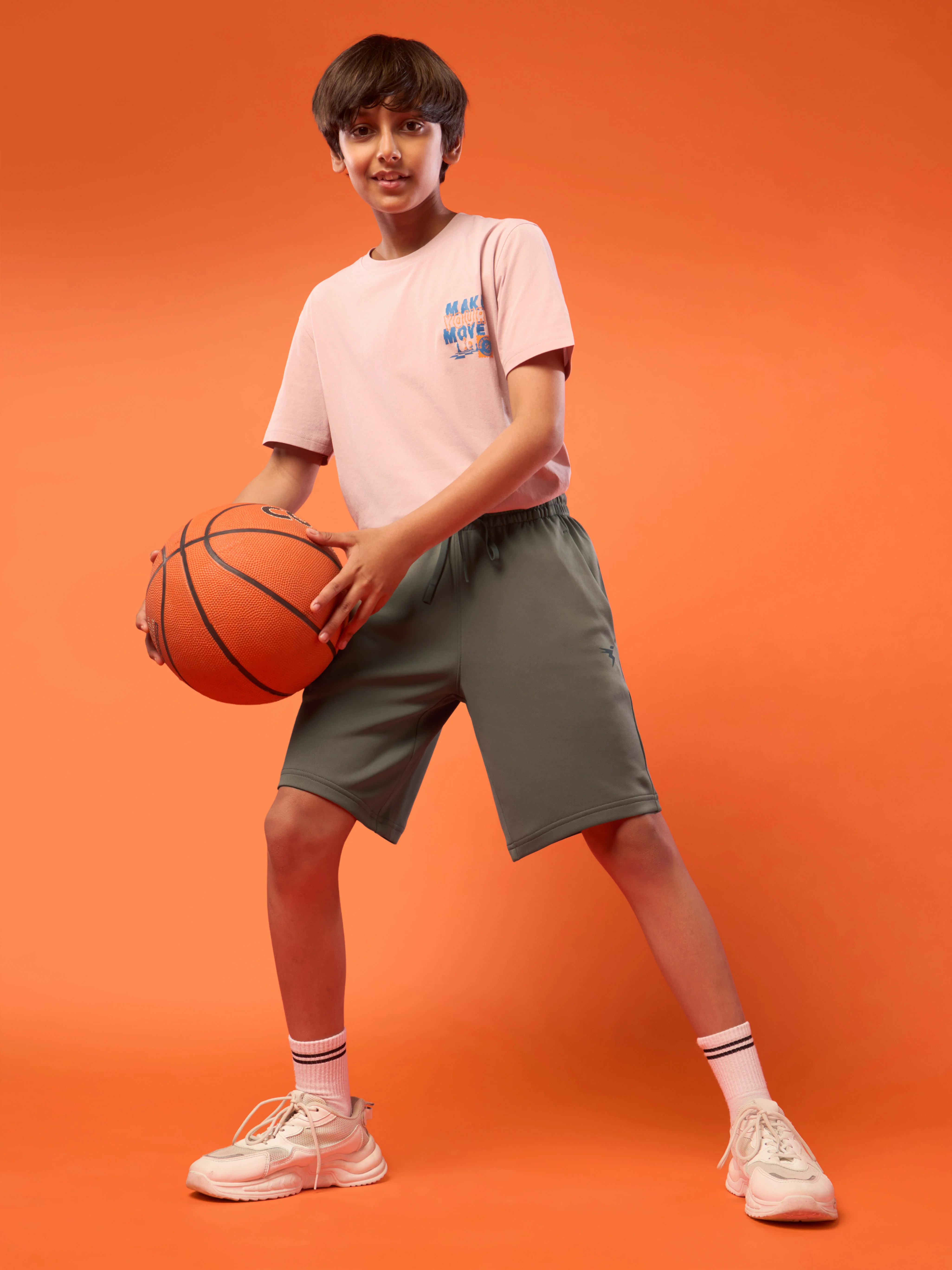 Boys Slim Fit Sports Shorts with TECHNO DRY - Image 6