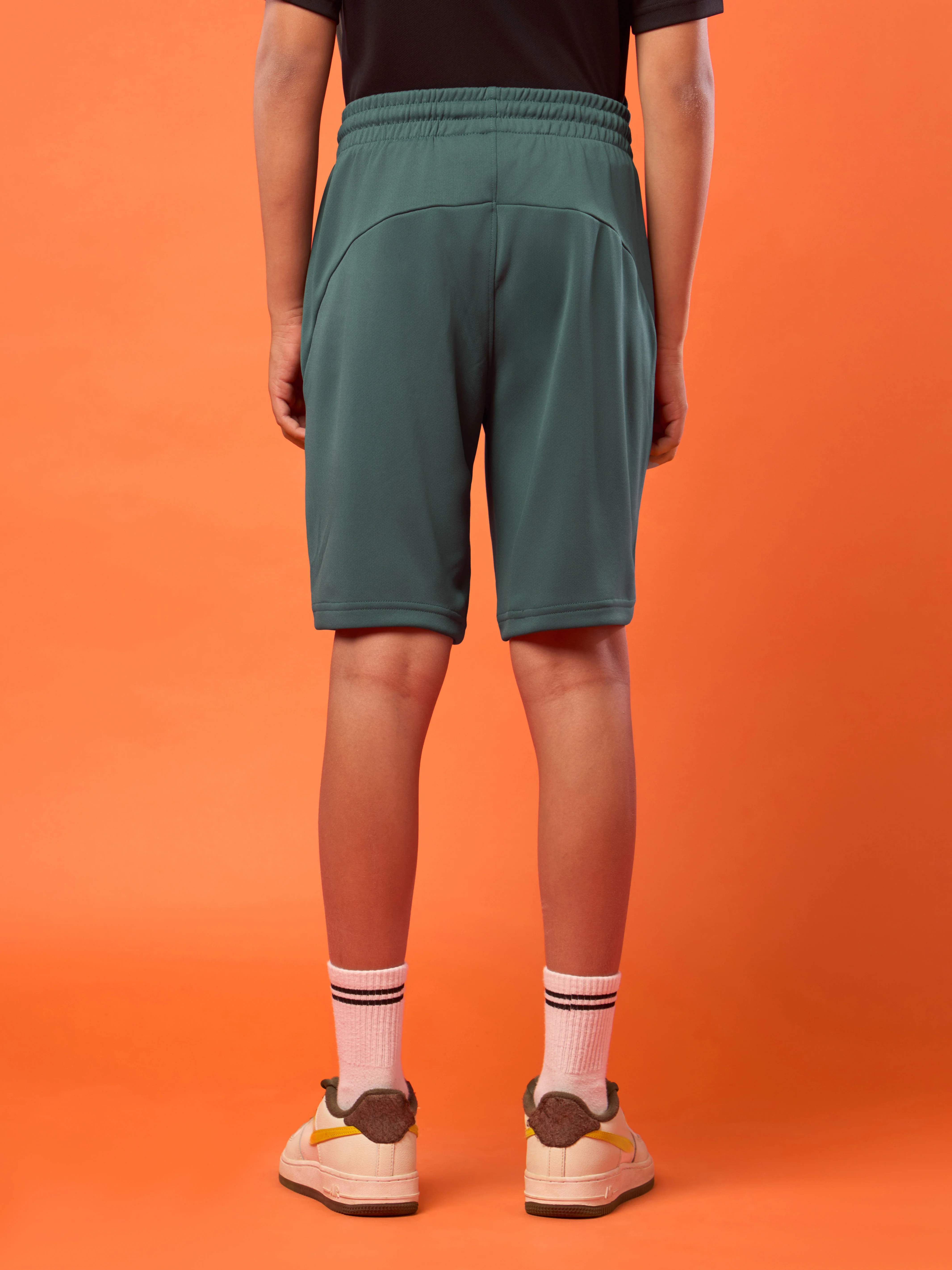 Boys Slim Fit Sports Shorts with TECHNO DRY - Image 3