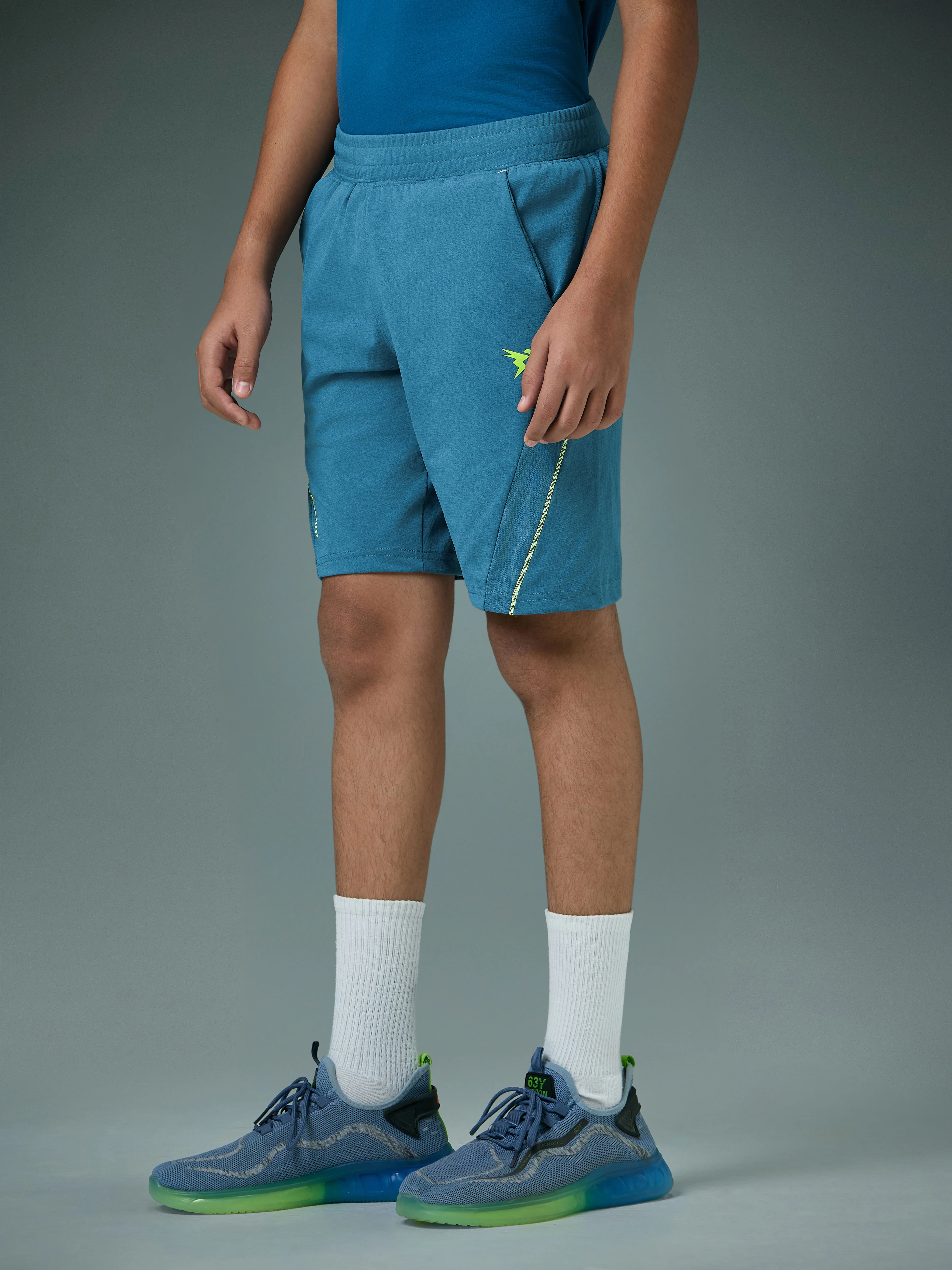 Boys Slim Fit Sports Shorts with COTFLEX - Image 4