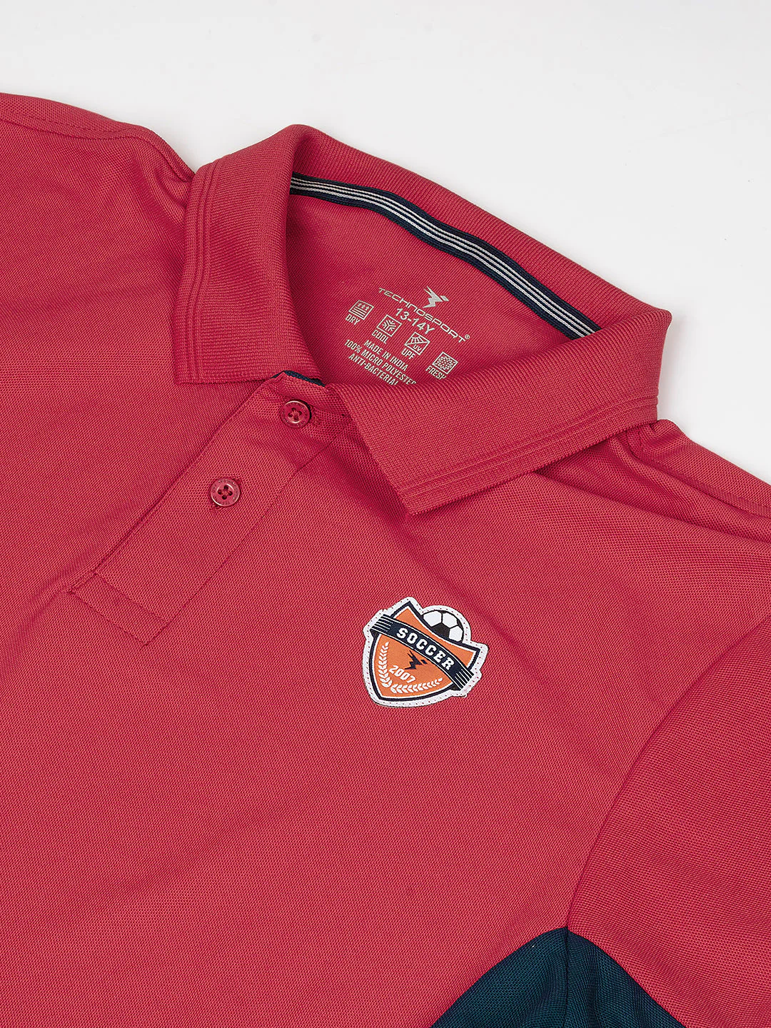 Boys Solid Slim Fit Polo Sports T-shirt with MATPIQ - Image 6