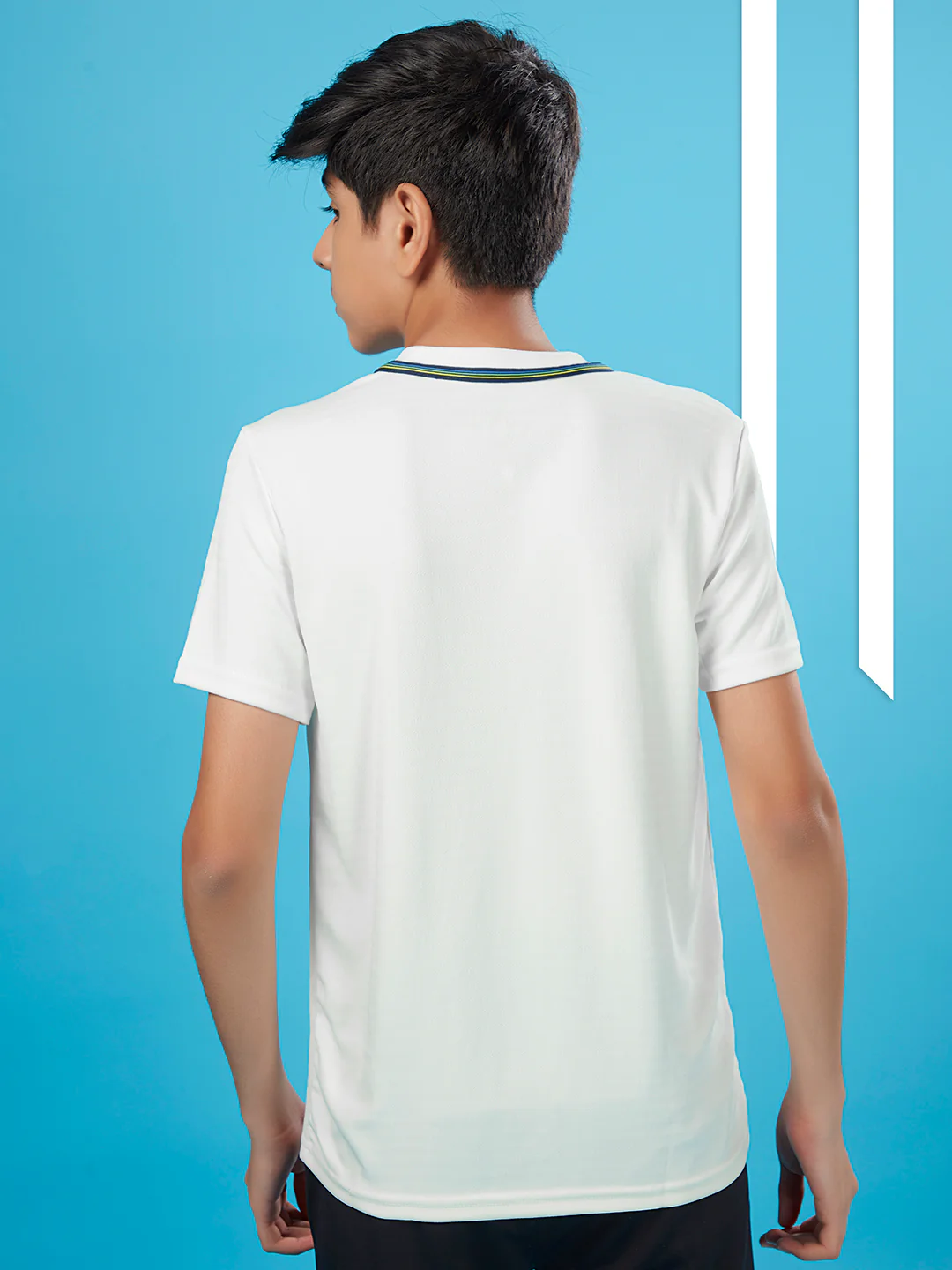 Boys Solid Slim Fit Round Neck T-shirt with TECHNOCOOL+ - Image 2