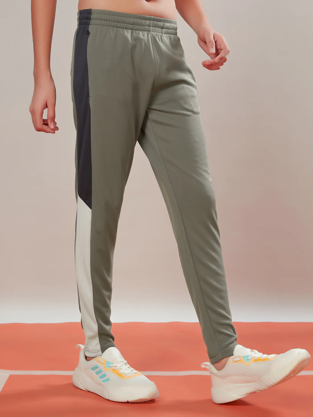 Boys Solid Slim Fit Sports Trackpants with TECHNO DRY - Image 3