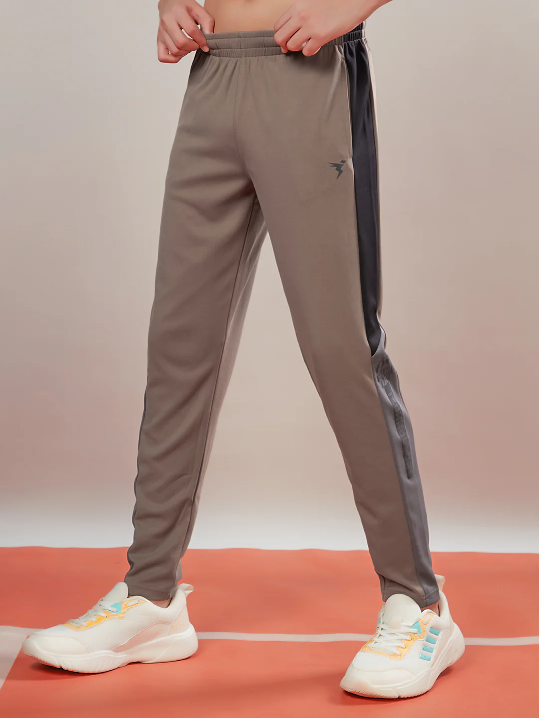 Boys Solid Slim Fit Sports Trackpants with TECHNO DRY - Image 3