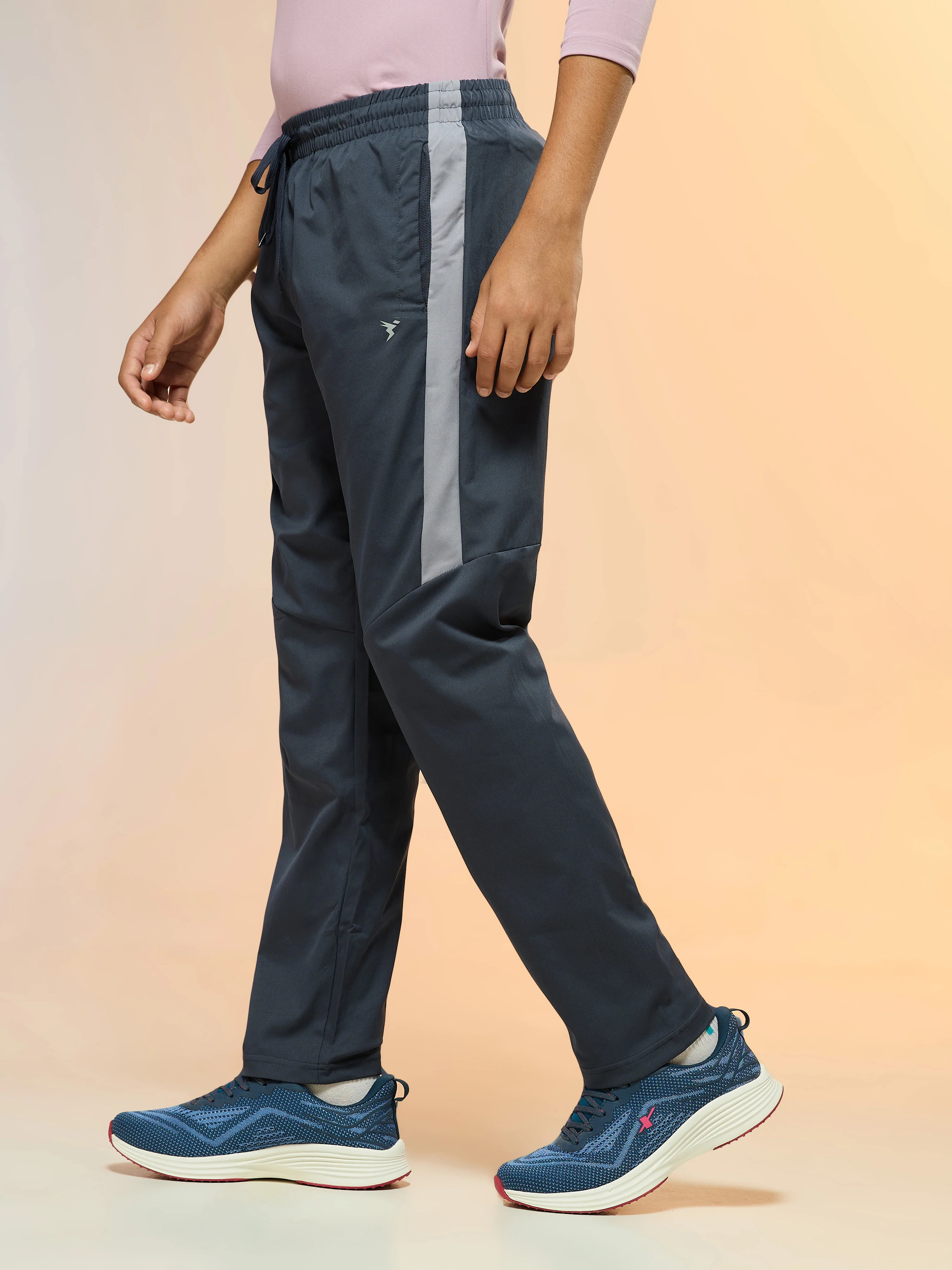 Boys Solid Slim Fit Sports Trackpants with TS FLEXI - Image 5