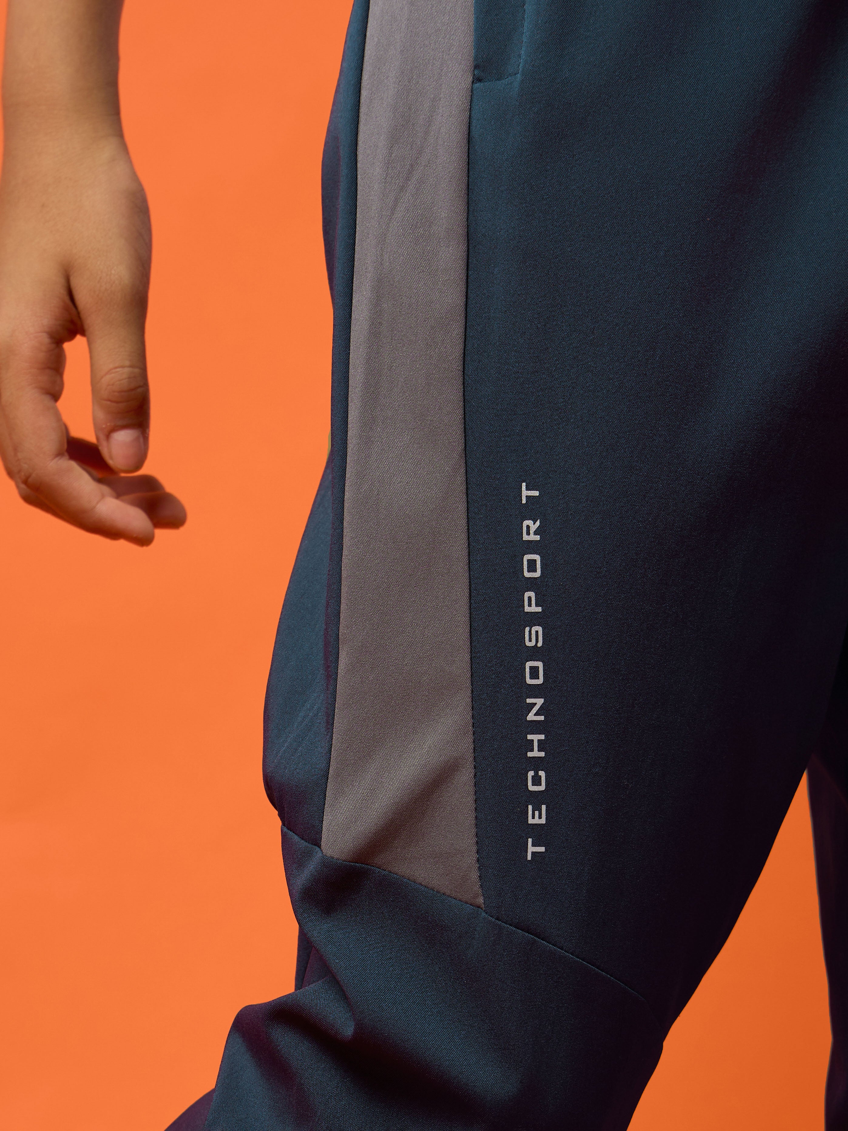 Boys Solid Slim Fit Sports Trackpants with TS FLEXI - Image 6