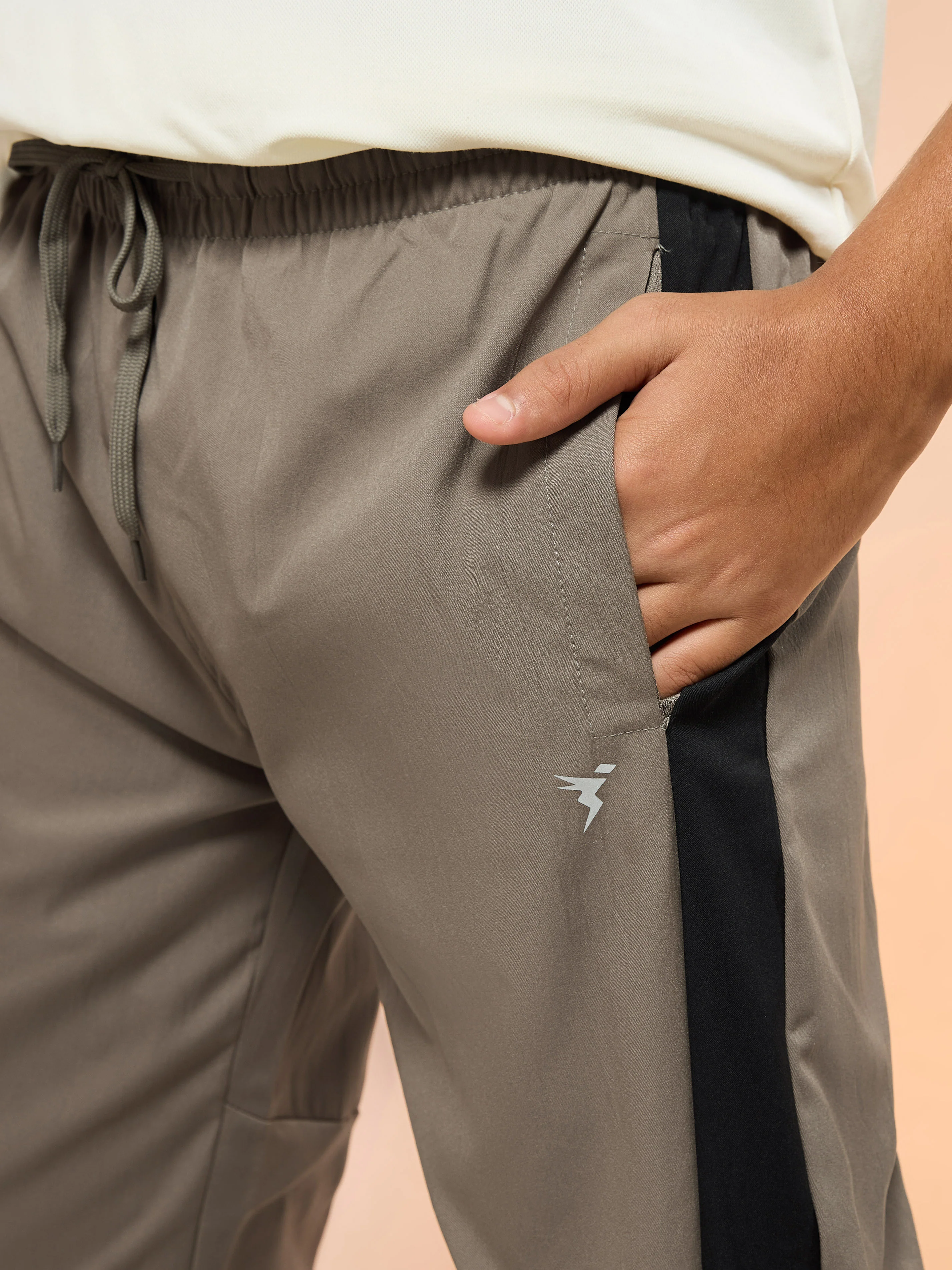 Boys Solid Slim Fit Sports Trackpants with TS FLEXI - Image 6