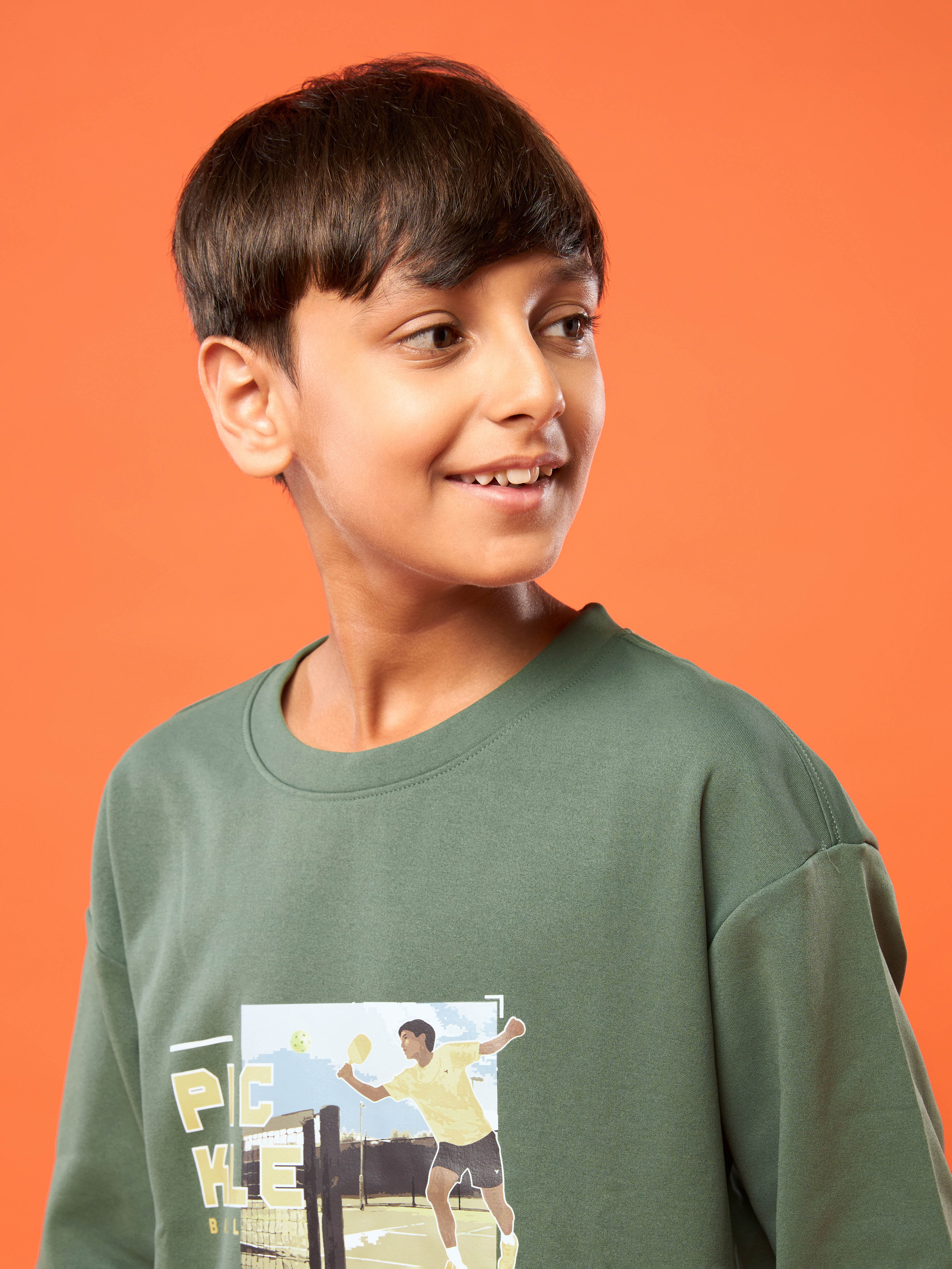 Boys Sports Sweatshirt Colorblock Slim Fit with ELASTOPLUS - Image 6