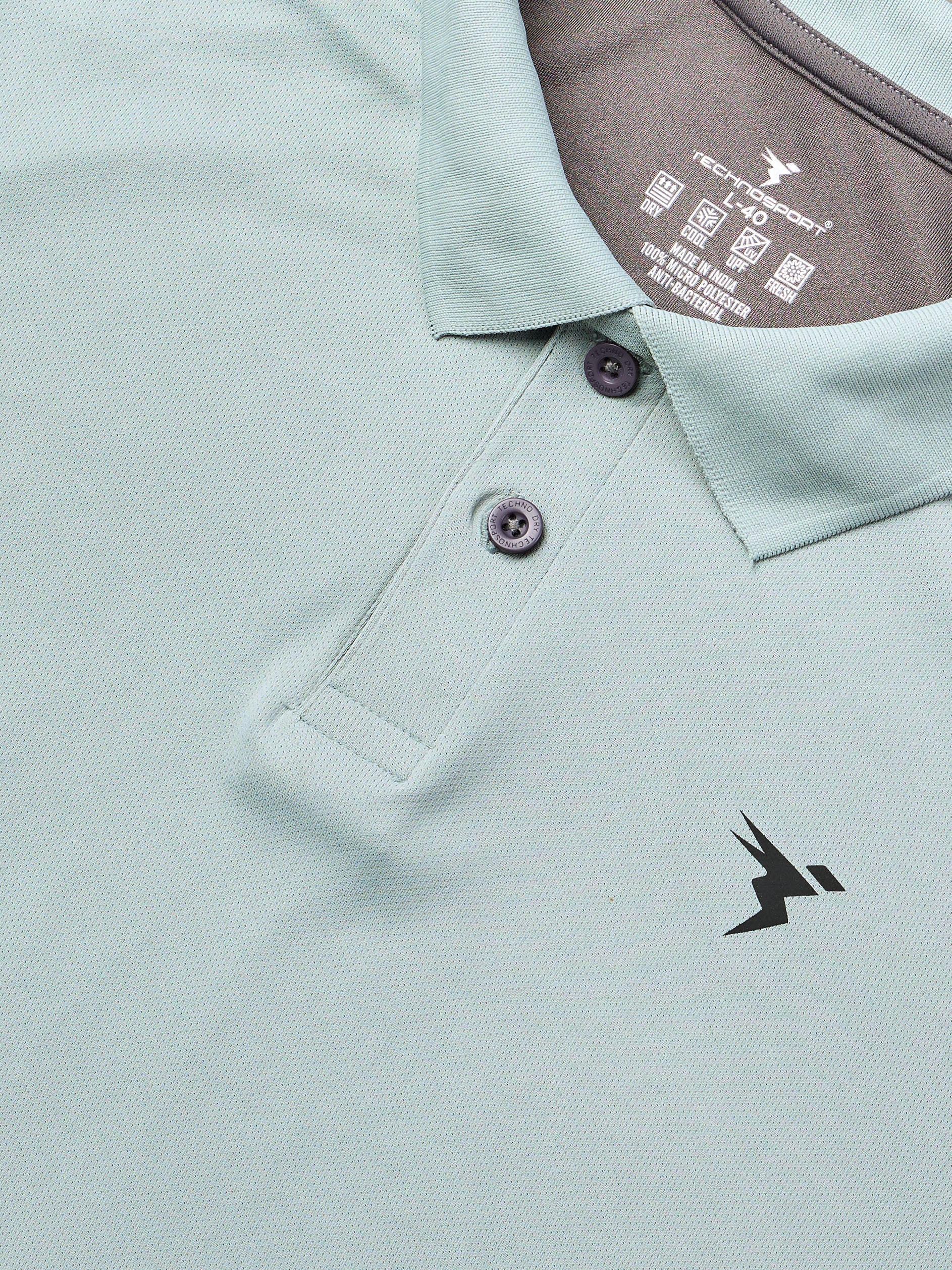 Men Colorblock Relax Fit Polo T-shirt with TECHNO COOL+ - Image 7