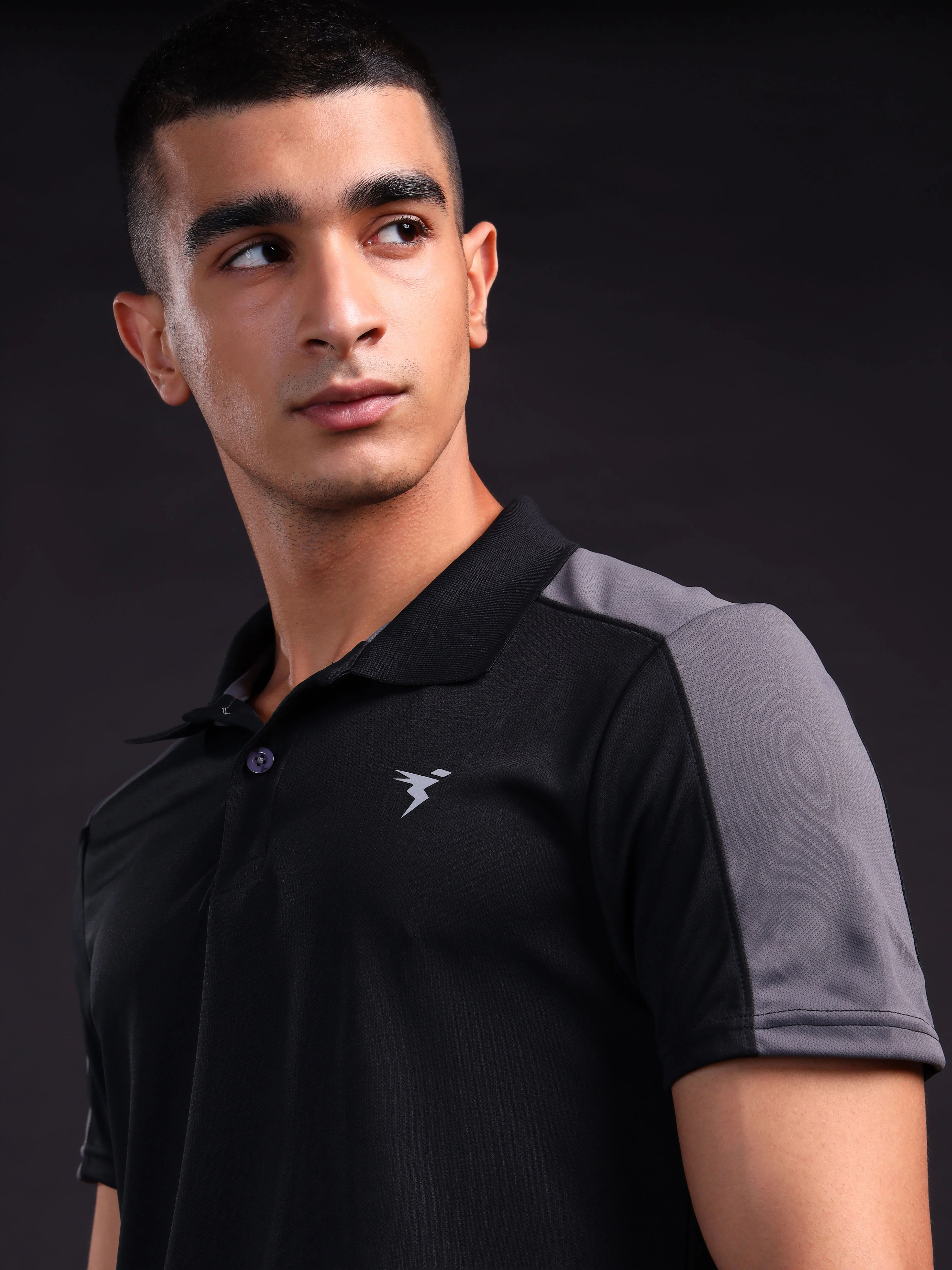 Men Colorblock Relax Fit Polo T-shirt with TECHNO COOL+ - Image 6