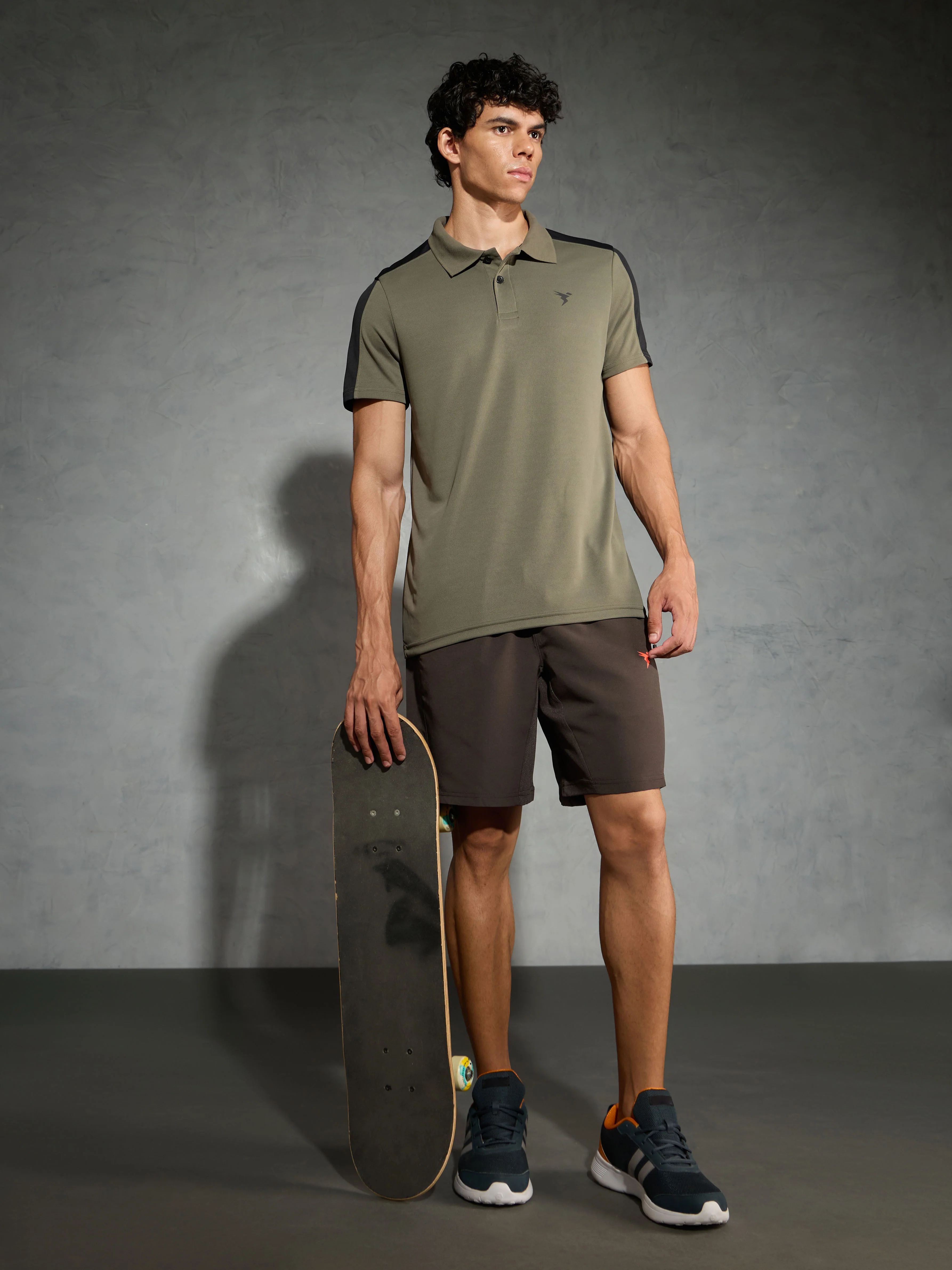 Men Colorblock Relax Fit Polo T-shirt with TECHNO COOL+ - Image 5