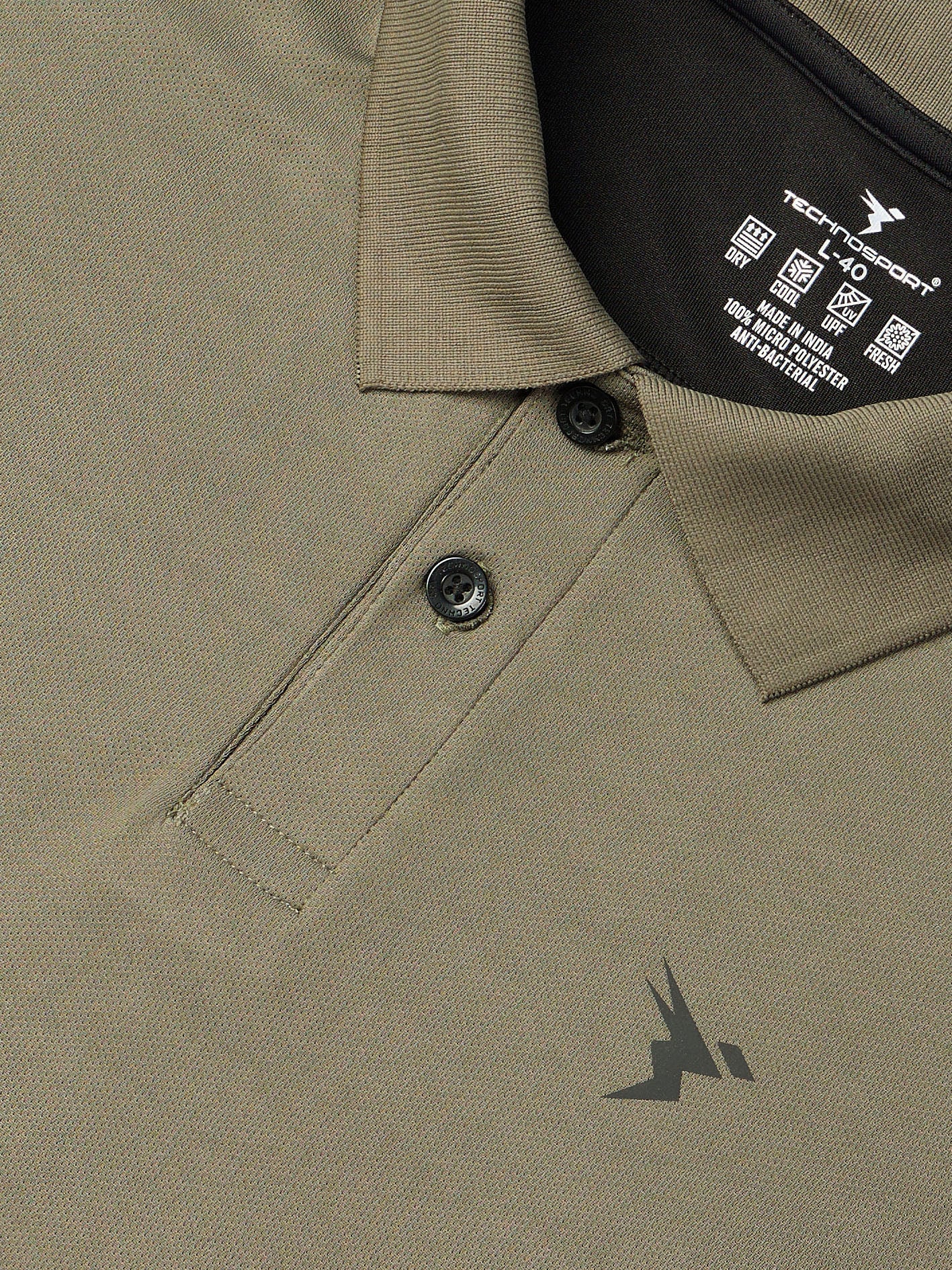 Men Colorblock Relax Fit Polo T-shirt with TECHNO COOL+ - Image 7