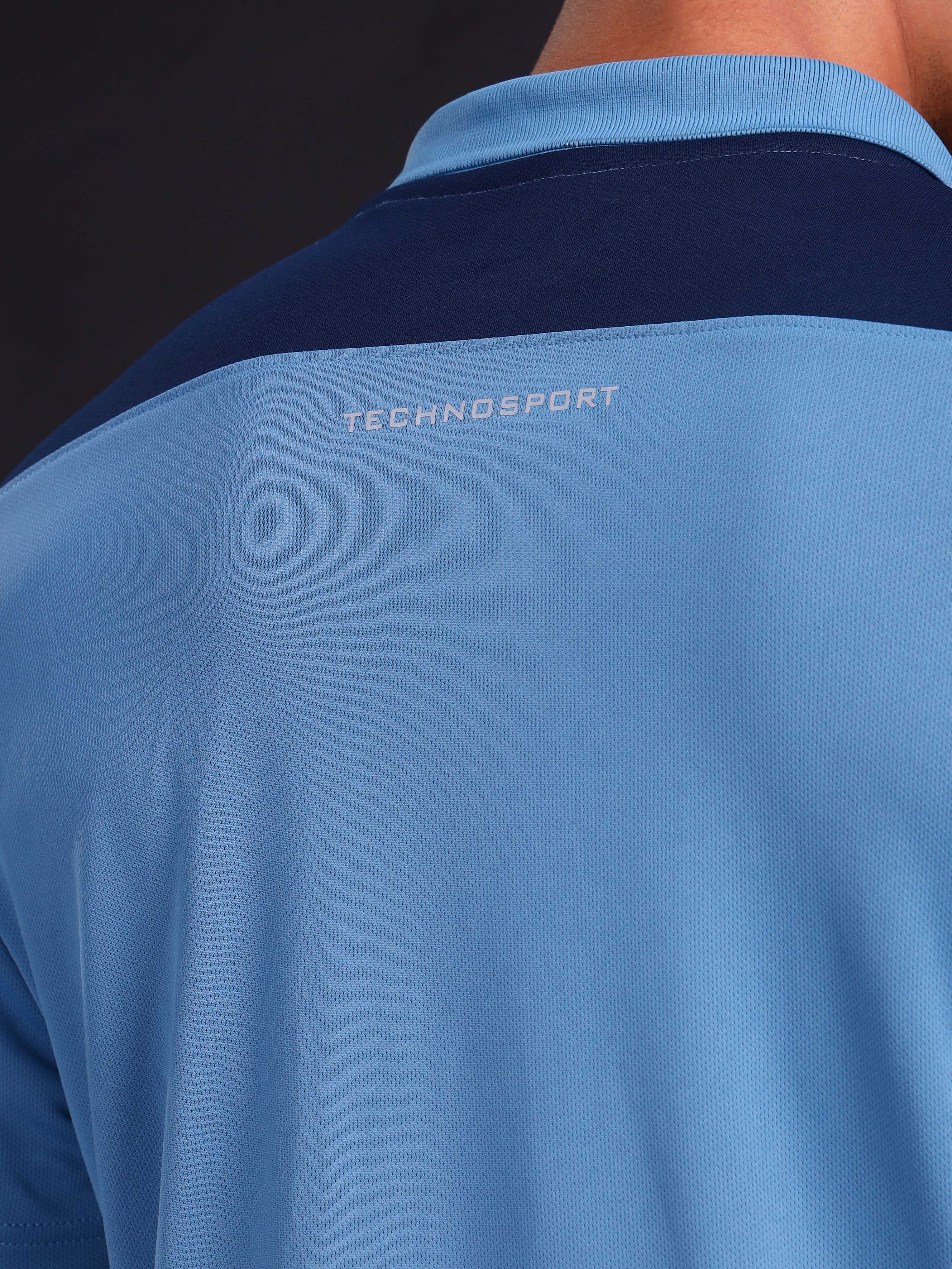Men Colorblock Relax Fit Polo T-shirt with TECHNO COOL+ - Image 6