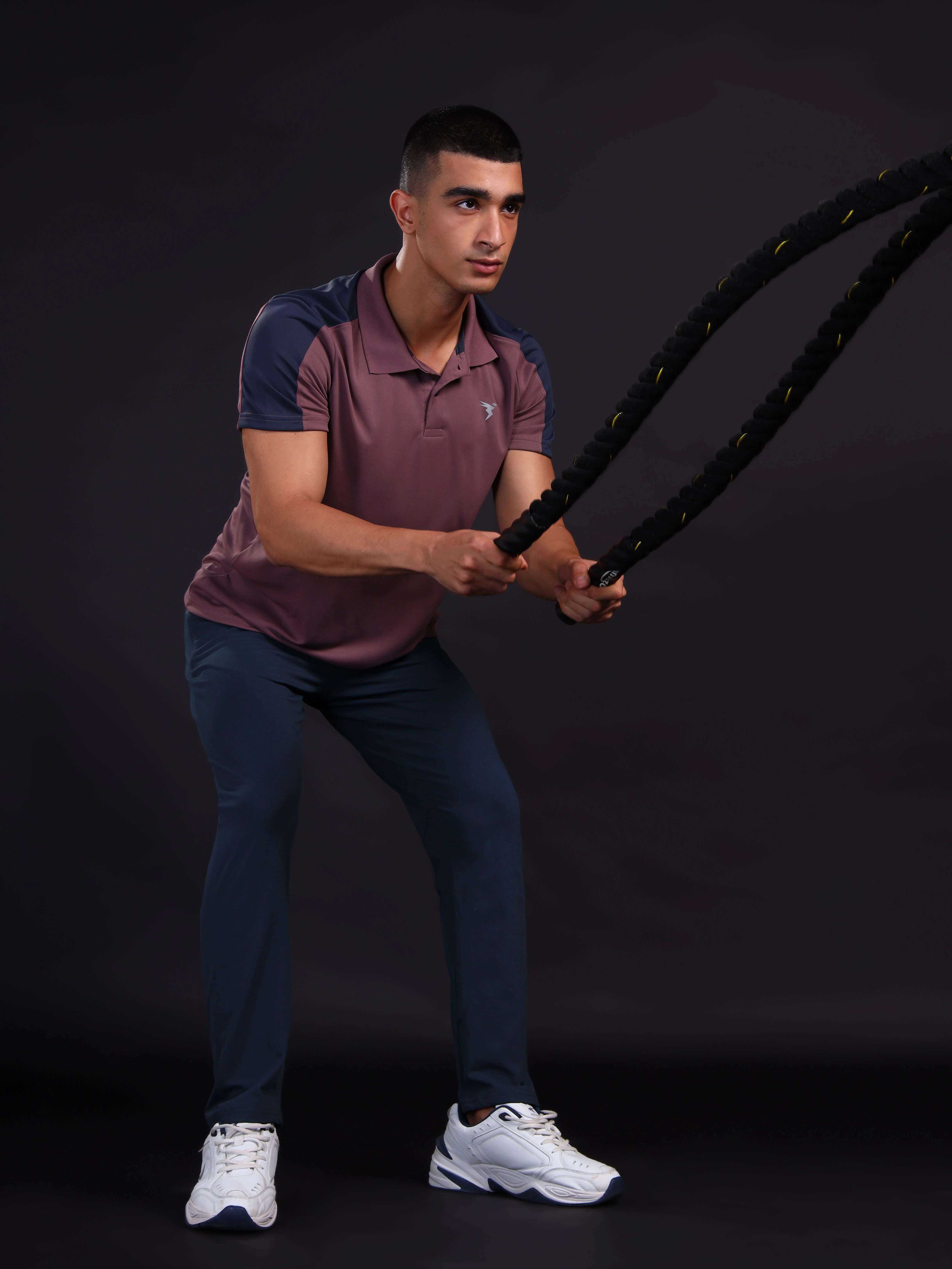 Men Colorblock Relax Fit Polo T-shirt with TECHNO COOL+ - Image 5