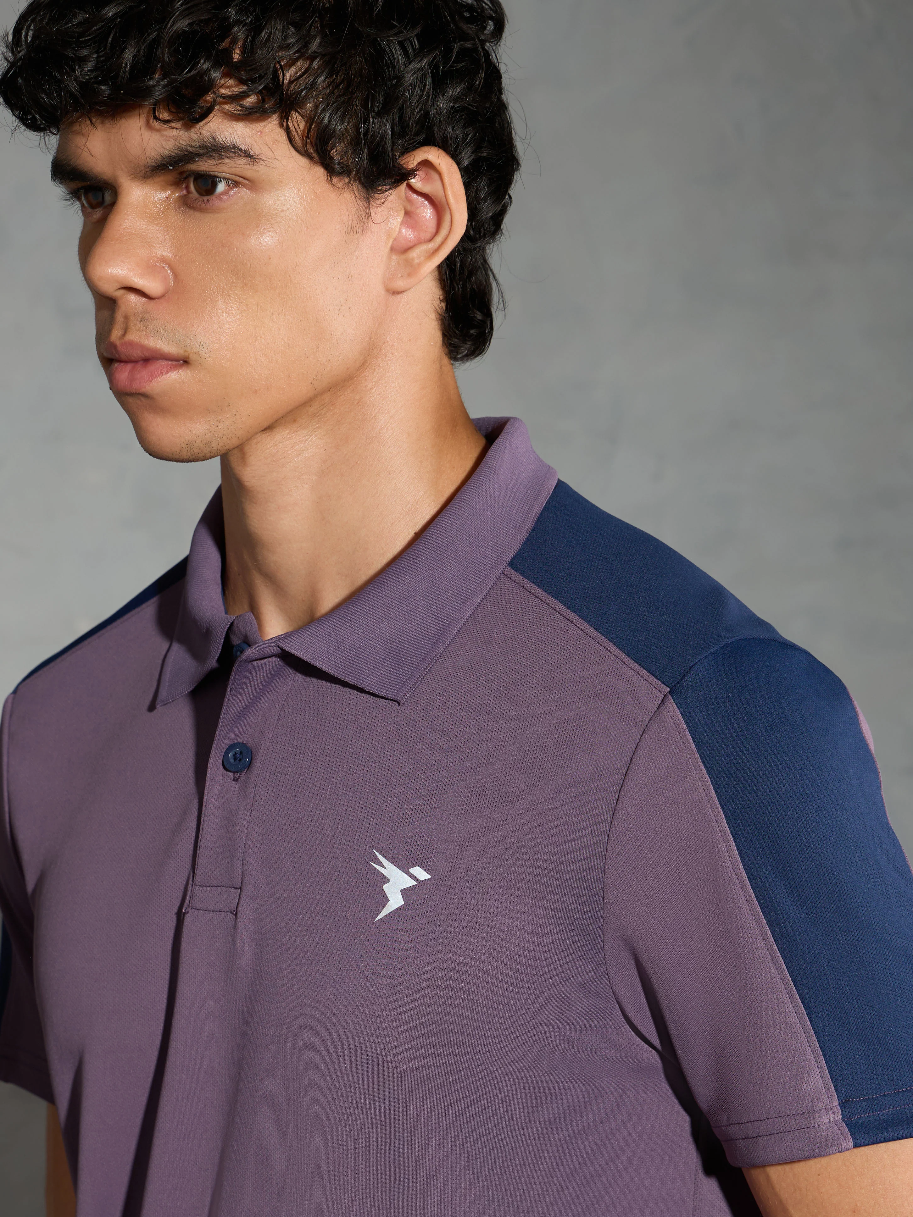 Men Colorblock Relax Fit Polo T-shirt with TECHNO COOL+ - Image 6