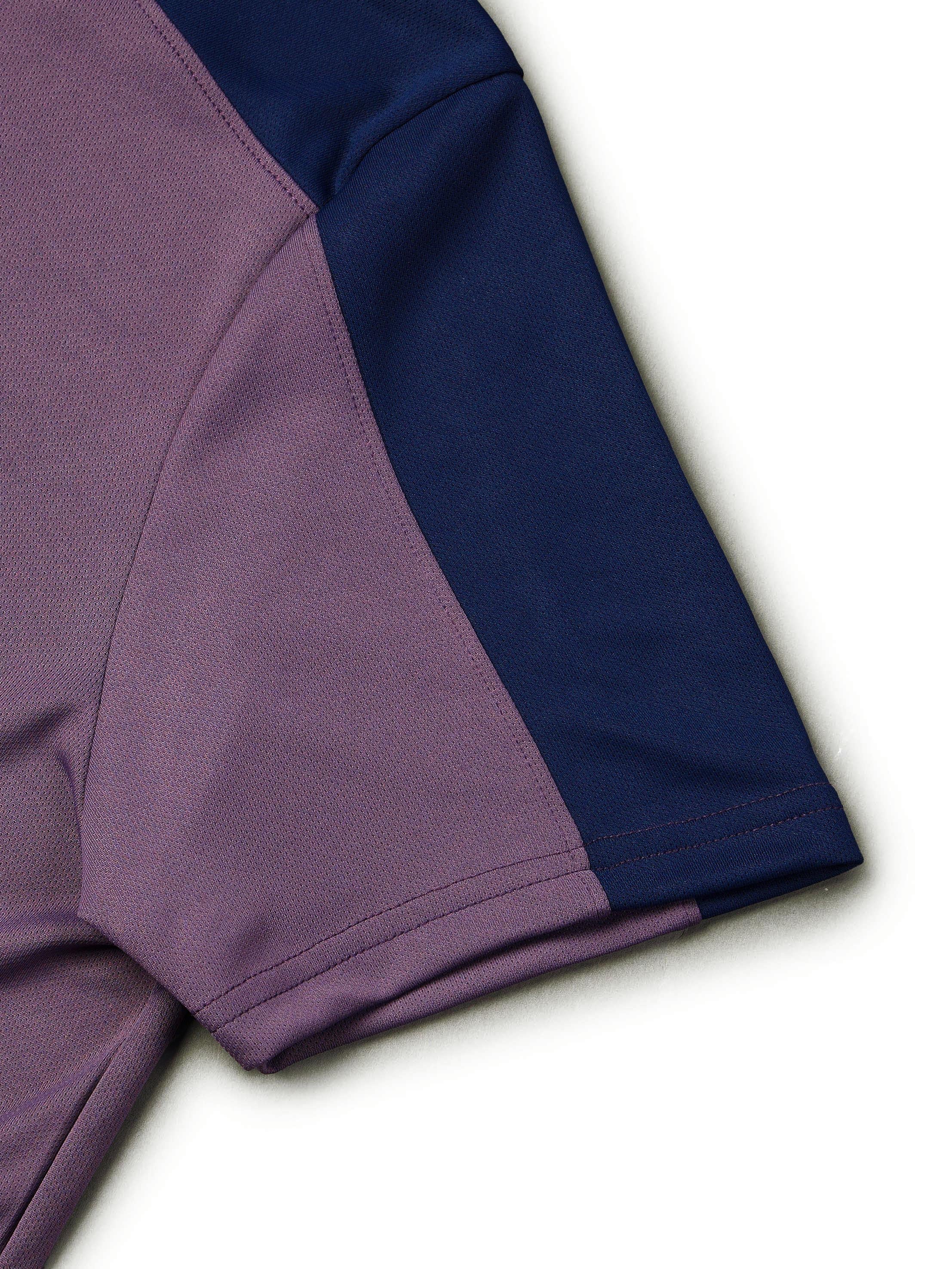 Men Colorblock Relax Fit Polo T-shirt with TECHNO COOL+ - Image 8