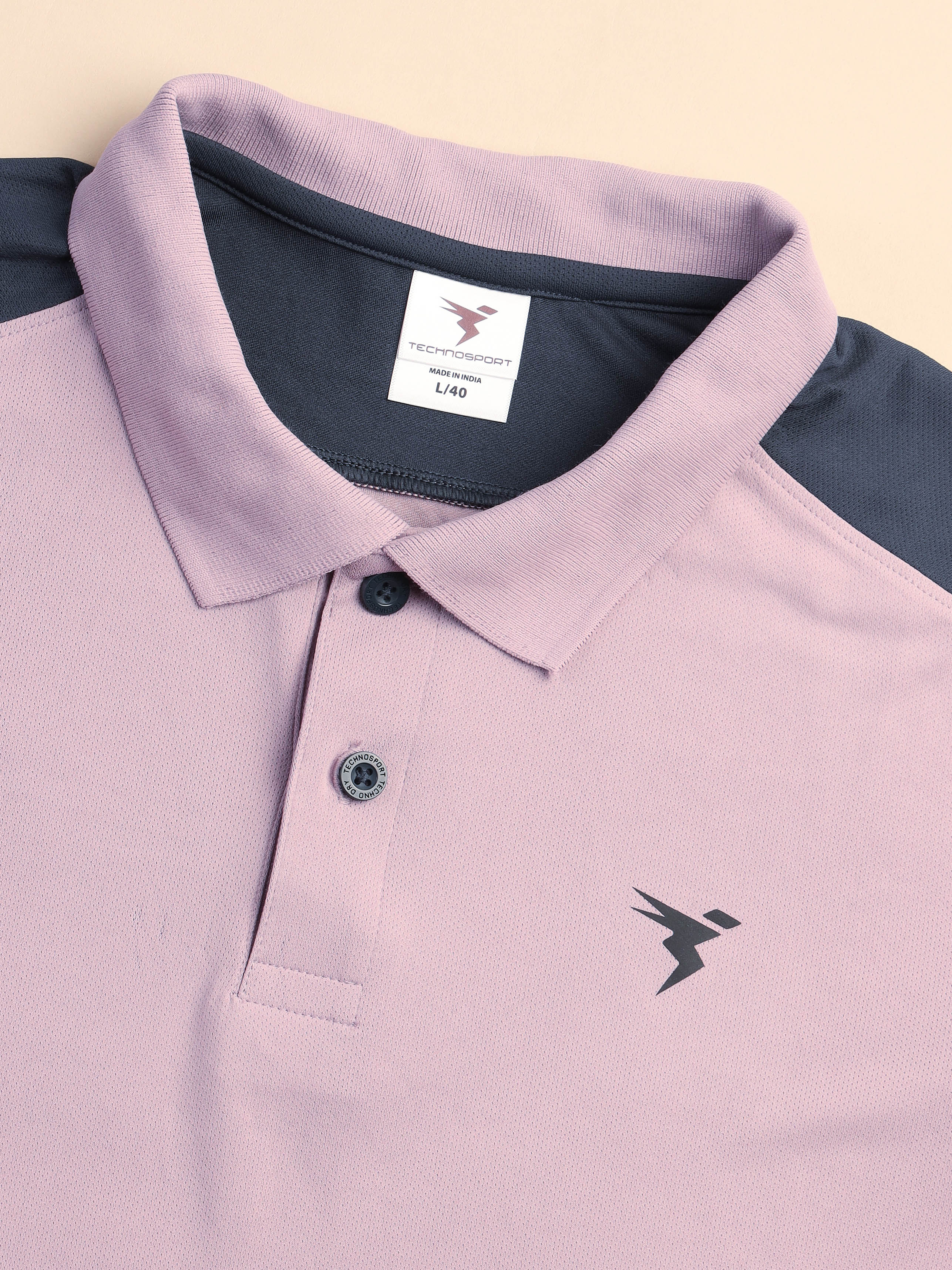 Men Colorblock Relax Fit Polo T-shirt with TECHNO COOL+ - Image 9