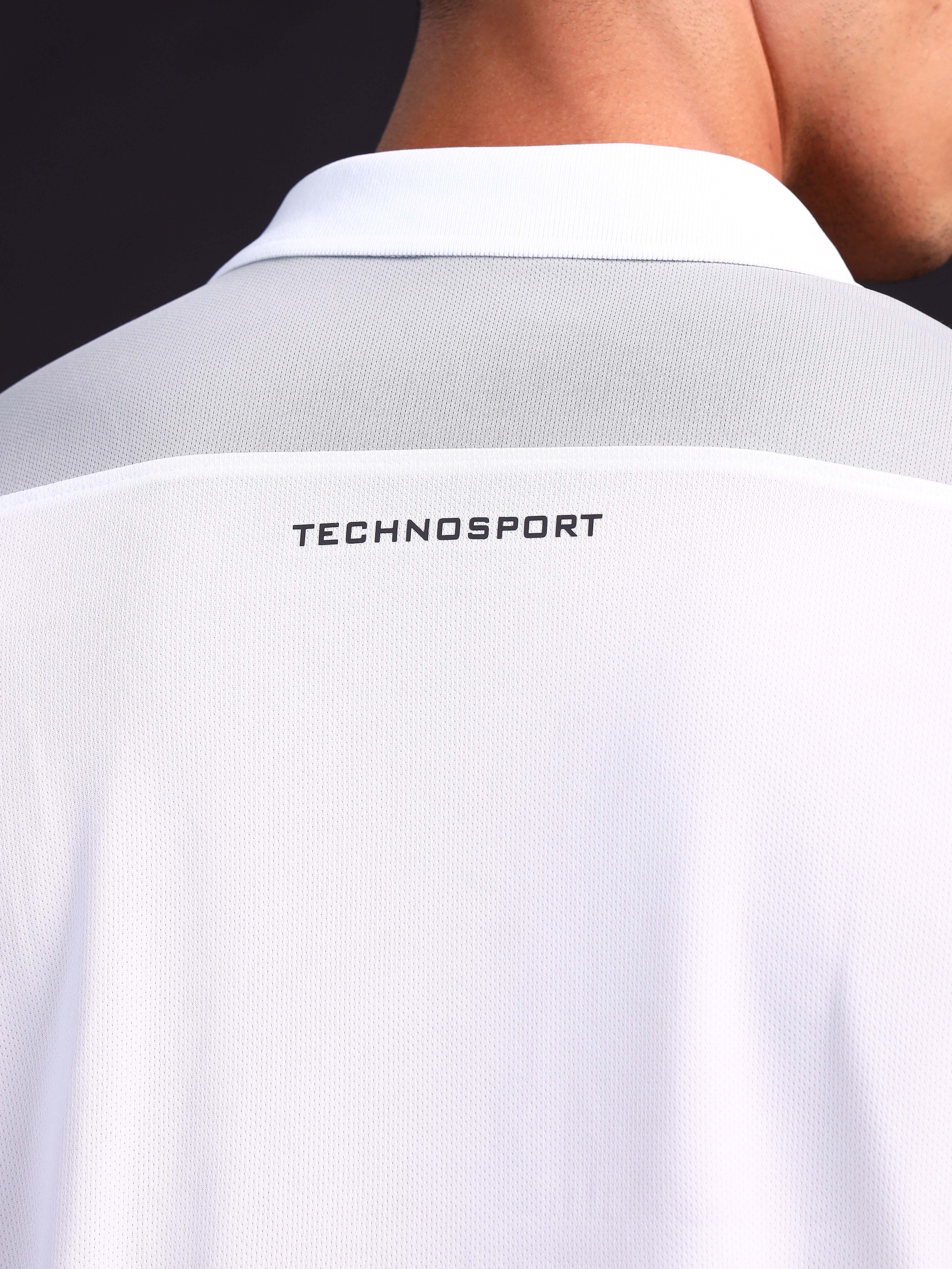 Men Colorblock Relax Fit Polo T-shirt with TECHNO COOL+ - Image 5