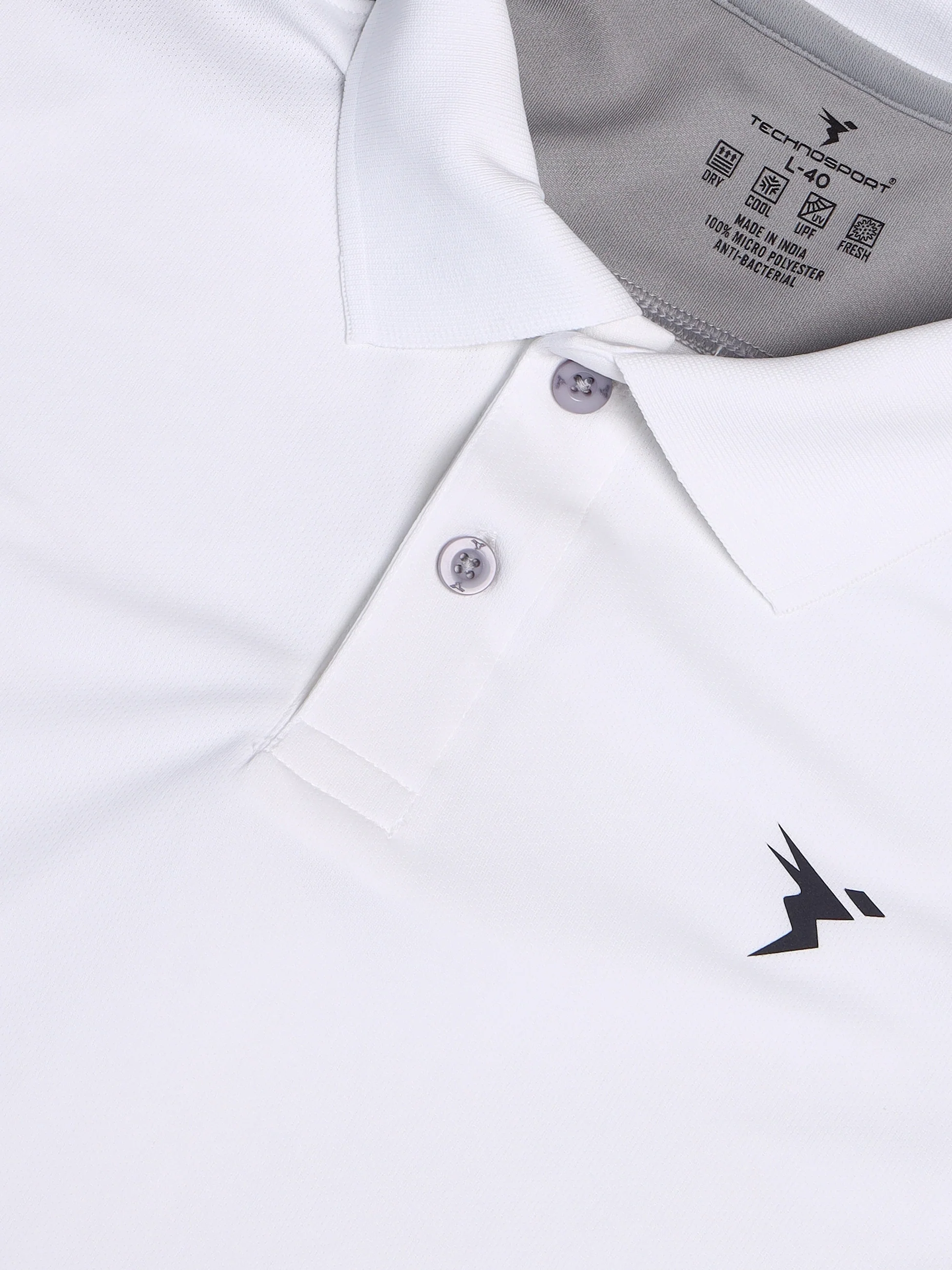Men Colorblock Relax Fit Polo T-shirt with TECHNO COOL+ - Image 6