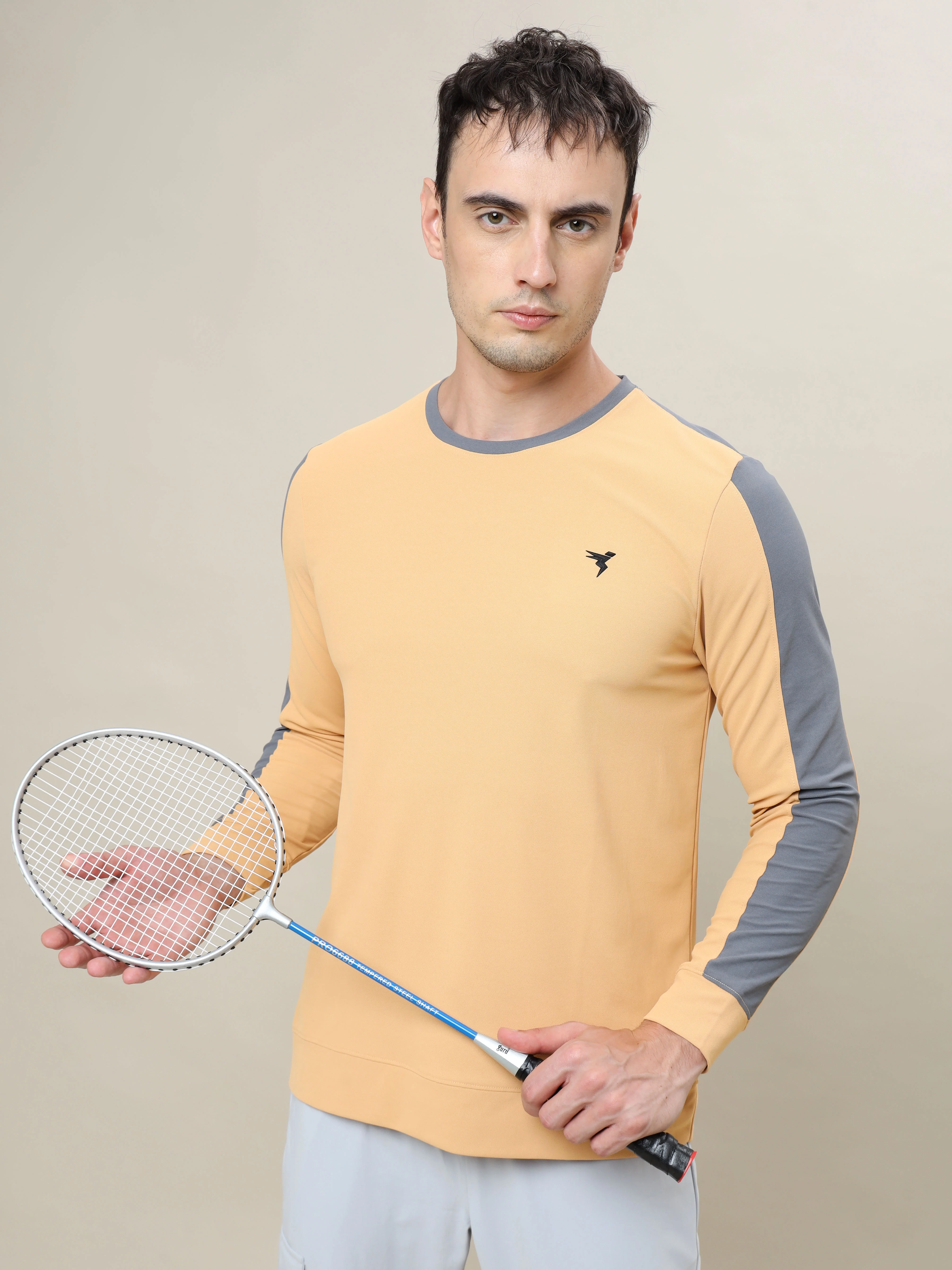 Men Colorblock Slim Fit Crew Neck T-shirt with MATPIQ (Pack of 2) - Image 2