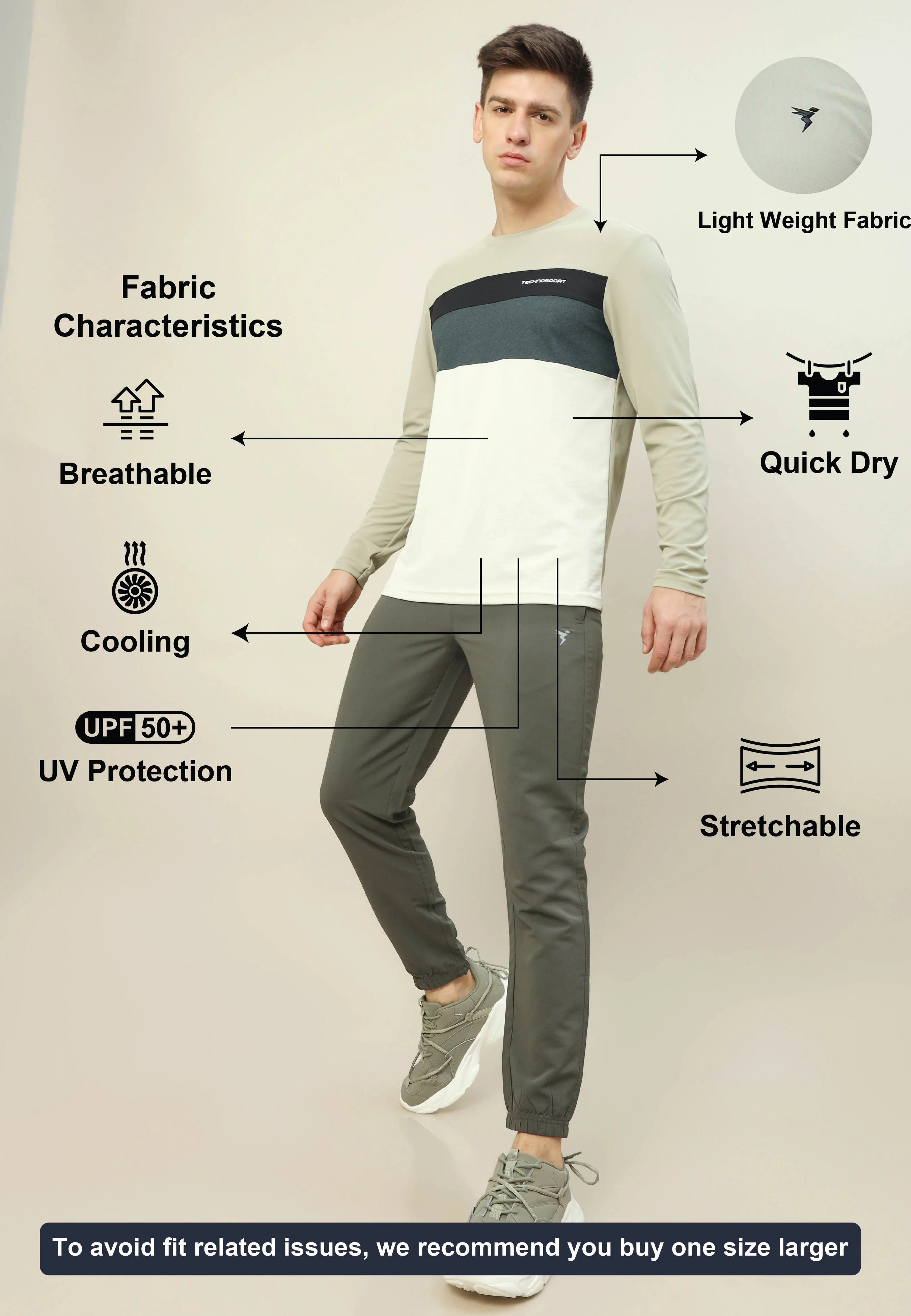 Men Colorblock Slim Fit T-shirt with MATPIQ - Image 4
