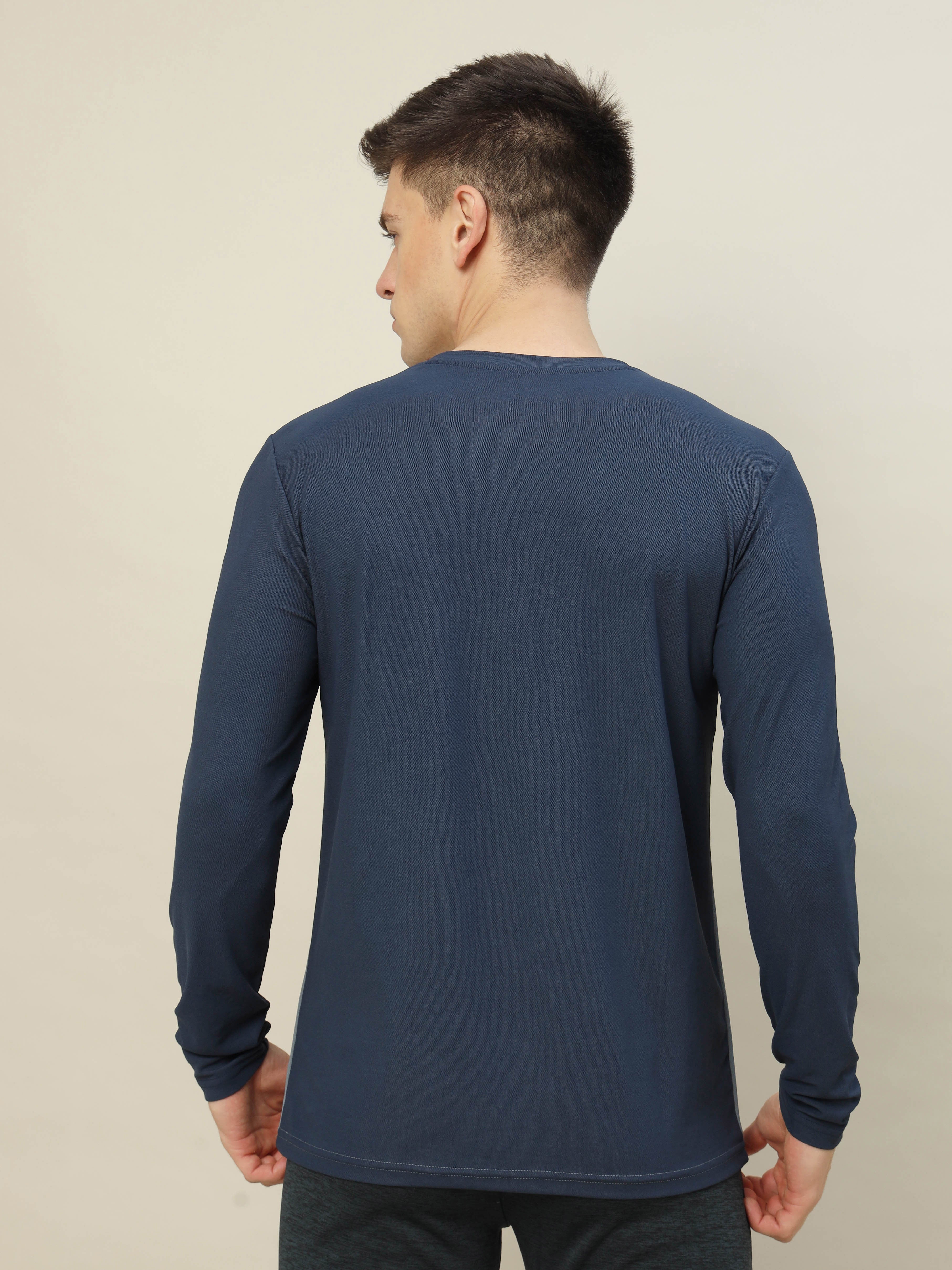 Men Colorblock Slim Fit T-shirt with MATPIQ - Image 4