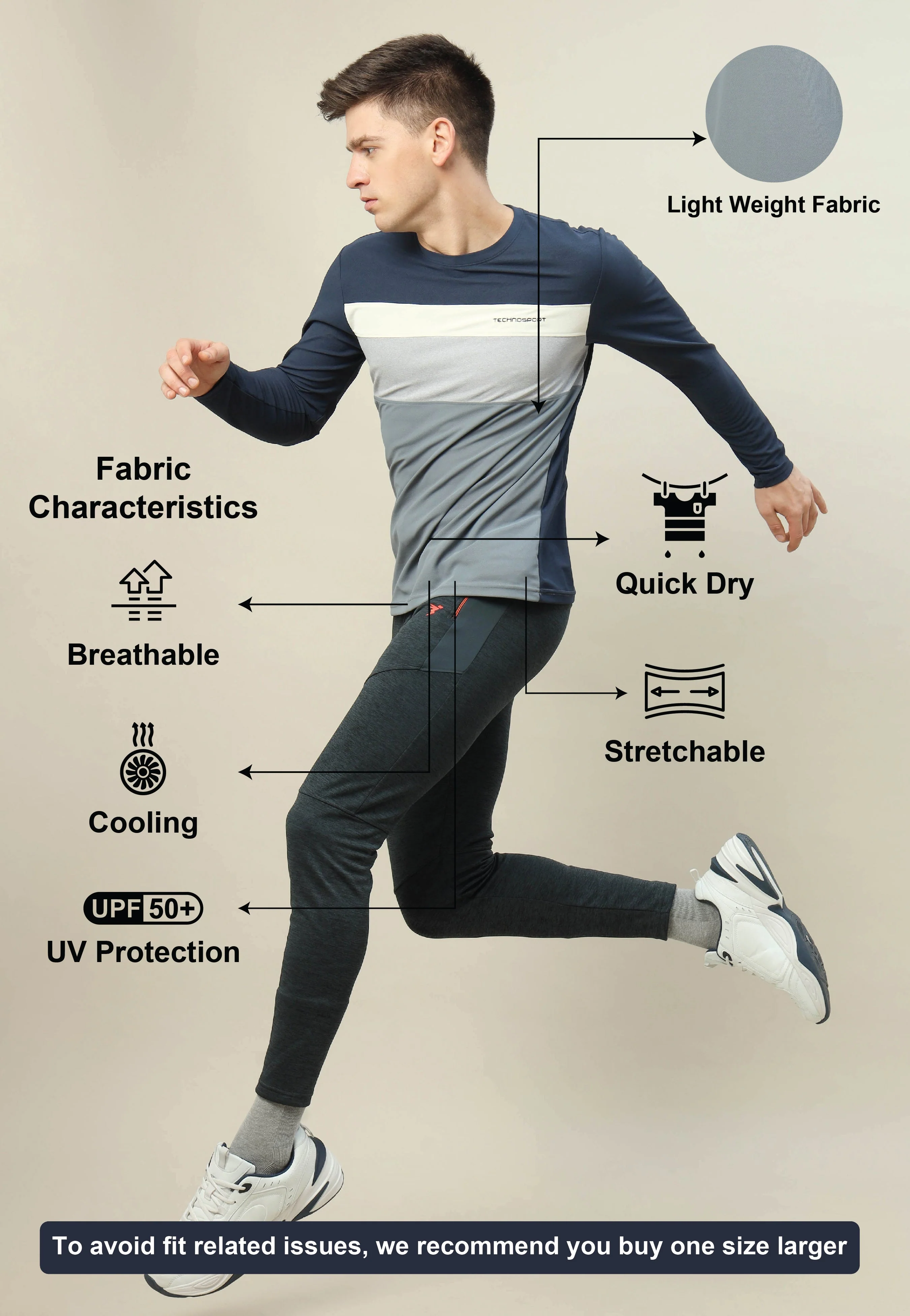 Men Colorblock Slim Fit T-shirt with MATPIQ - Image 5
