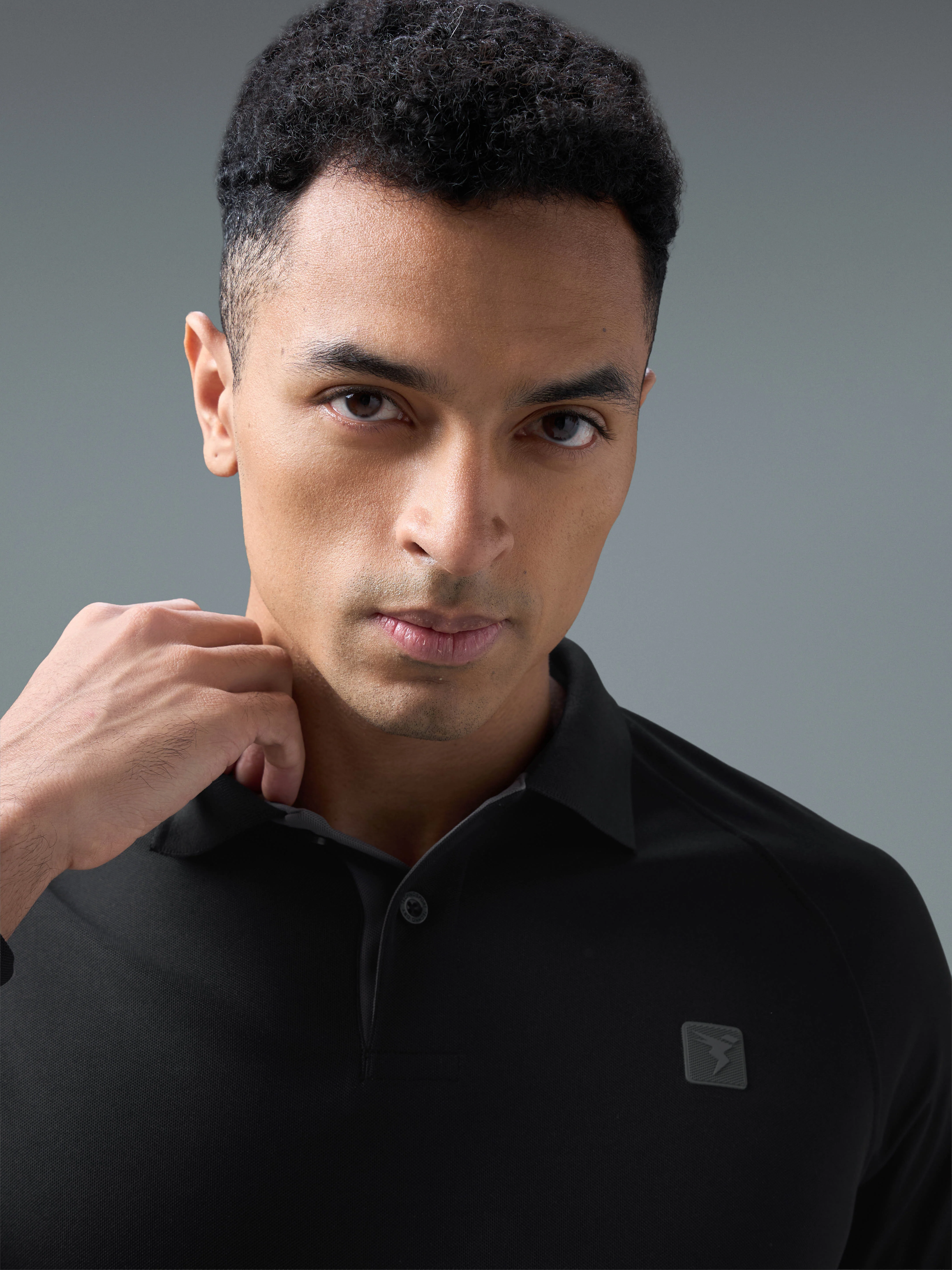Men Colorblock Slim Fit Polo T-shirt with MATPIQ - Image 6