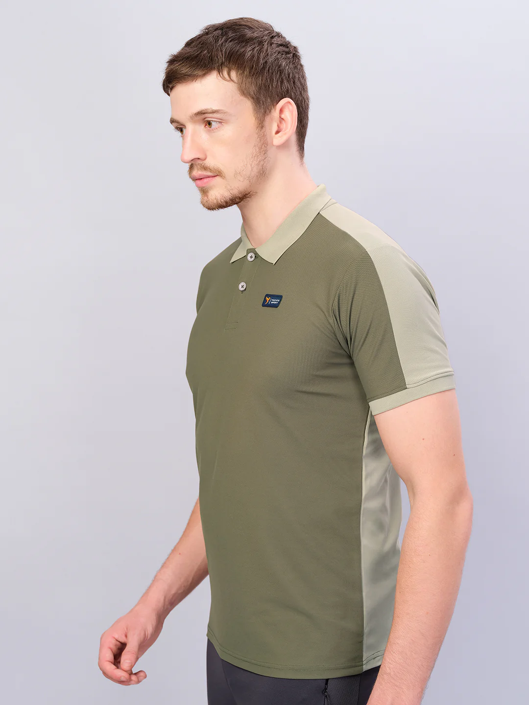Men Colorblock Slim Fit Polo T-shirt with MATPIQ (Pack of 2) - Image 4