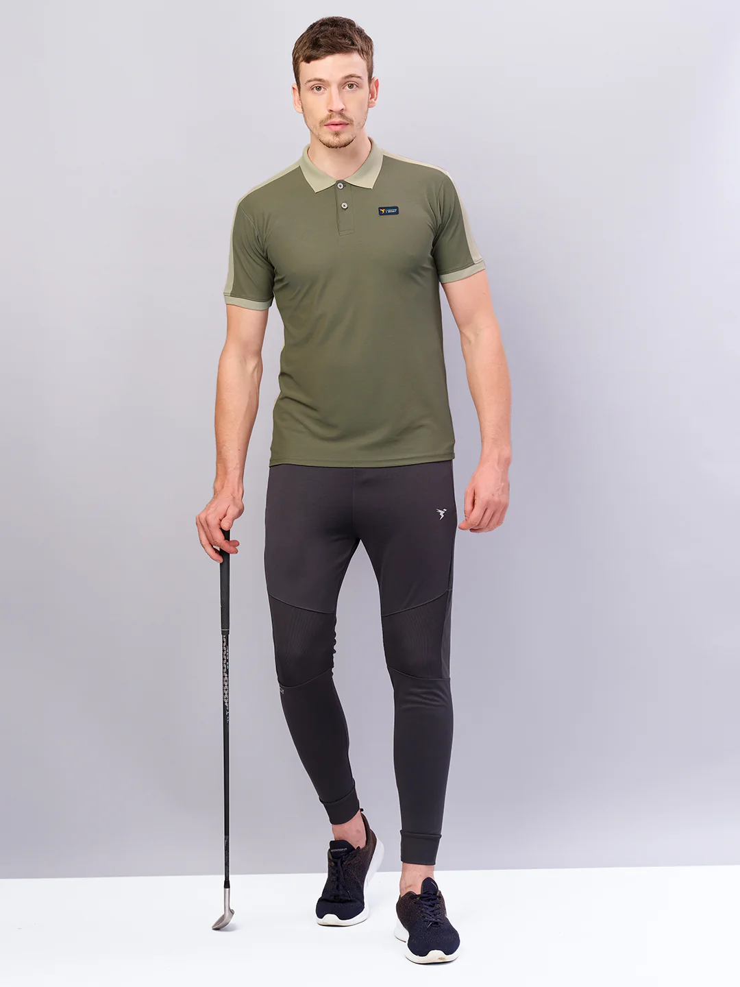 Men Colorblock Slim Fit Polo T-shirt with MATPIQ (Pack of 2) - Image 5