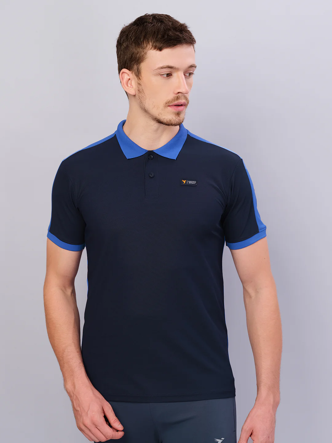 Men Colorblock Slim Fit Polo T-shirt with MATPIQ (Pack of 2) - Image 2