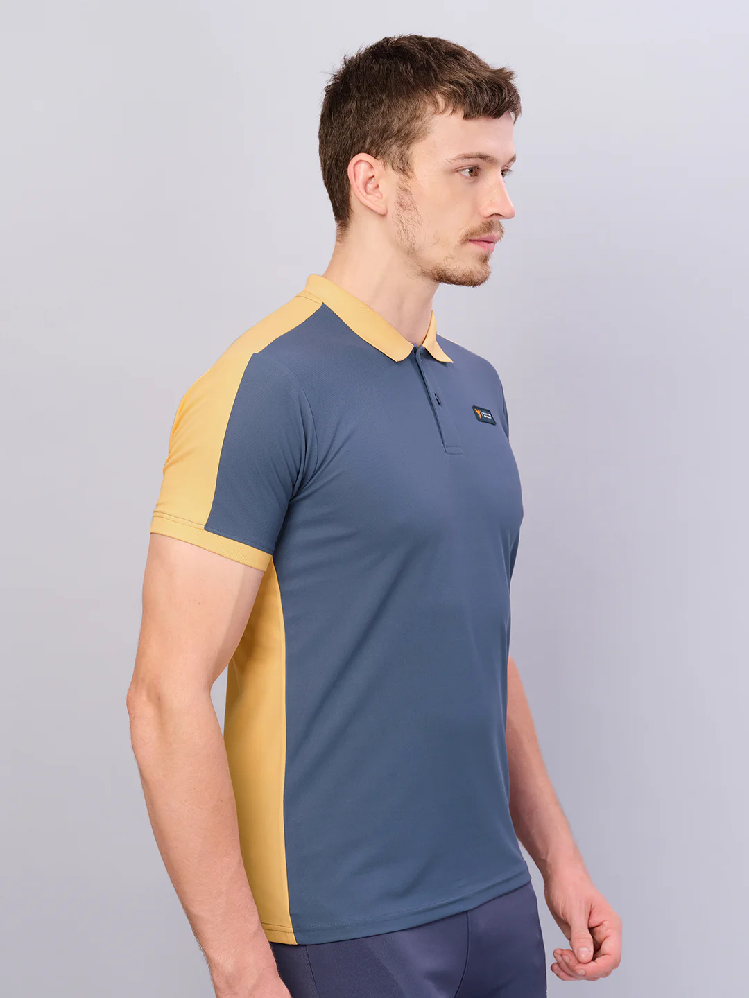 Men Colorblock Slim Fit Polo T-shirt with MATPIQ (Pack of 2) - Image 4