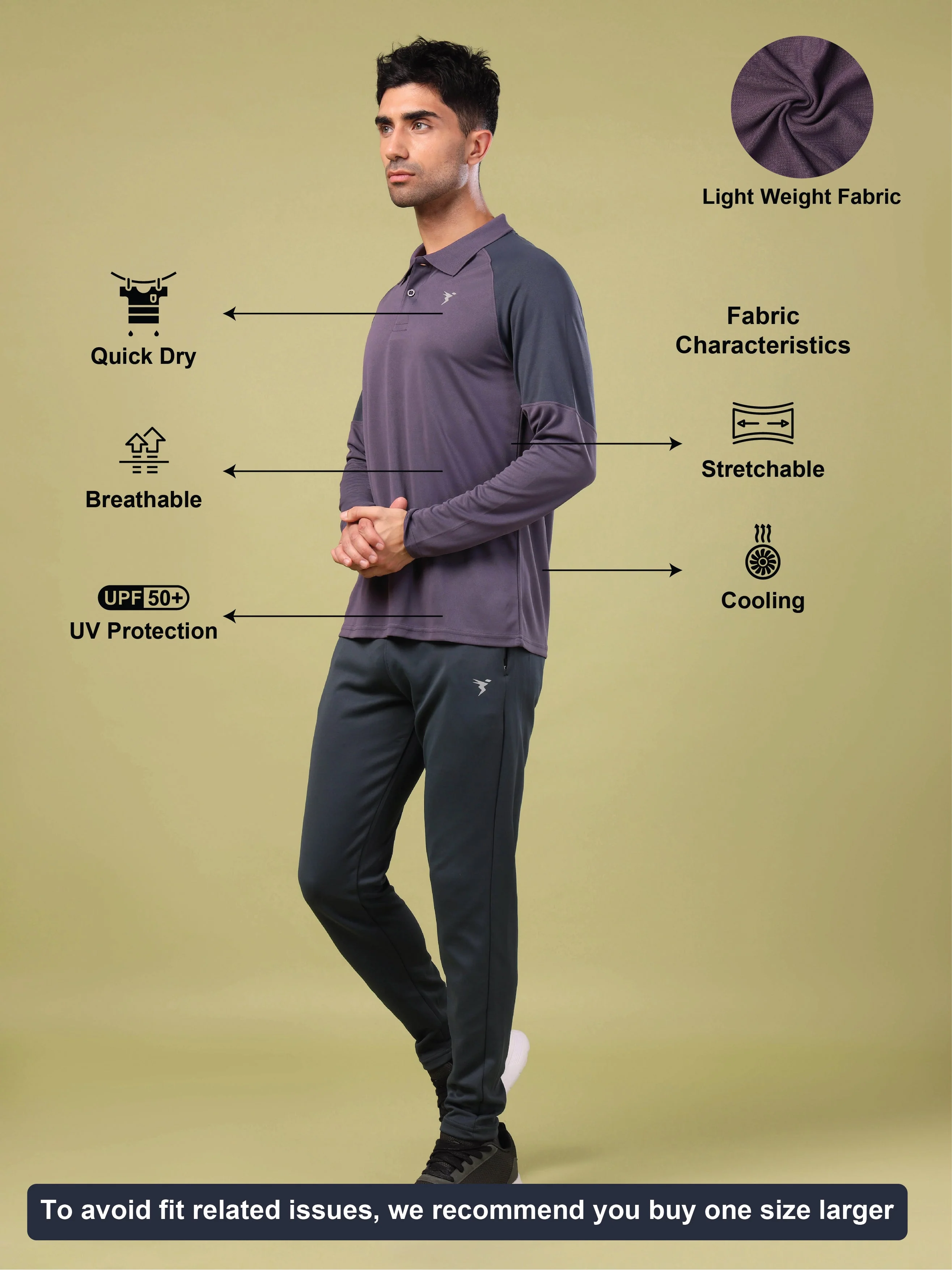 Men Colorblock Slim Fit Polo T-shirt with TECHNO COOL+ - Image 4