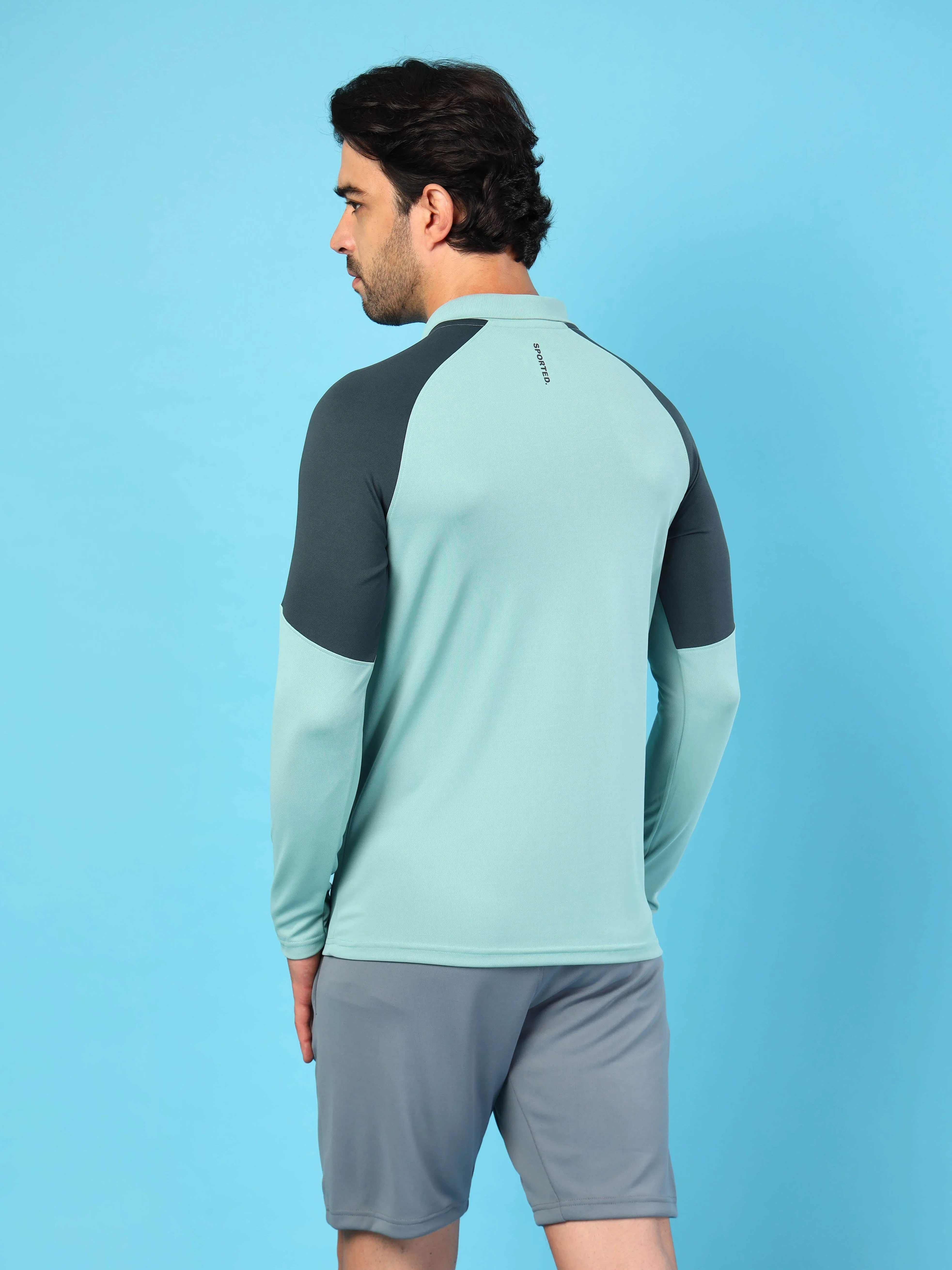 Men Colorblock Slim Fit Polo T-shirt with TECHNO COOL+ - Image 2