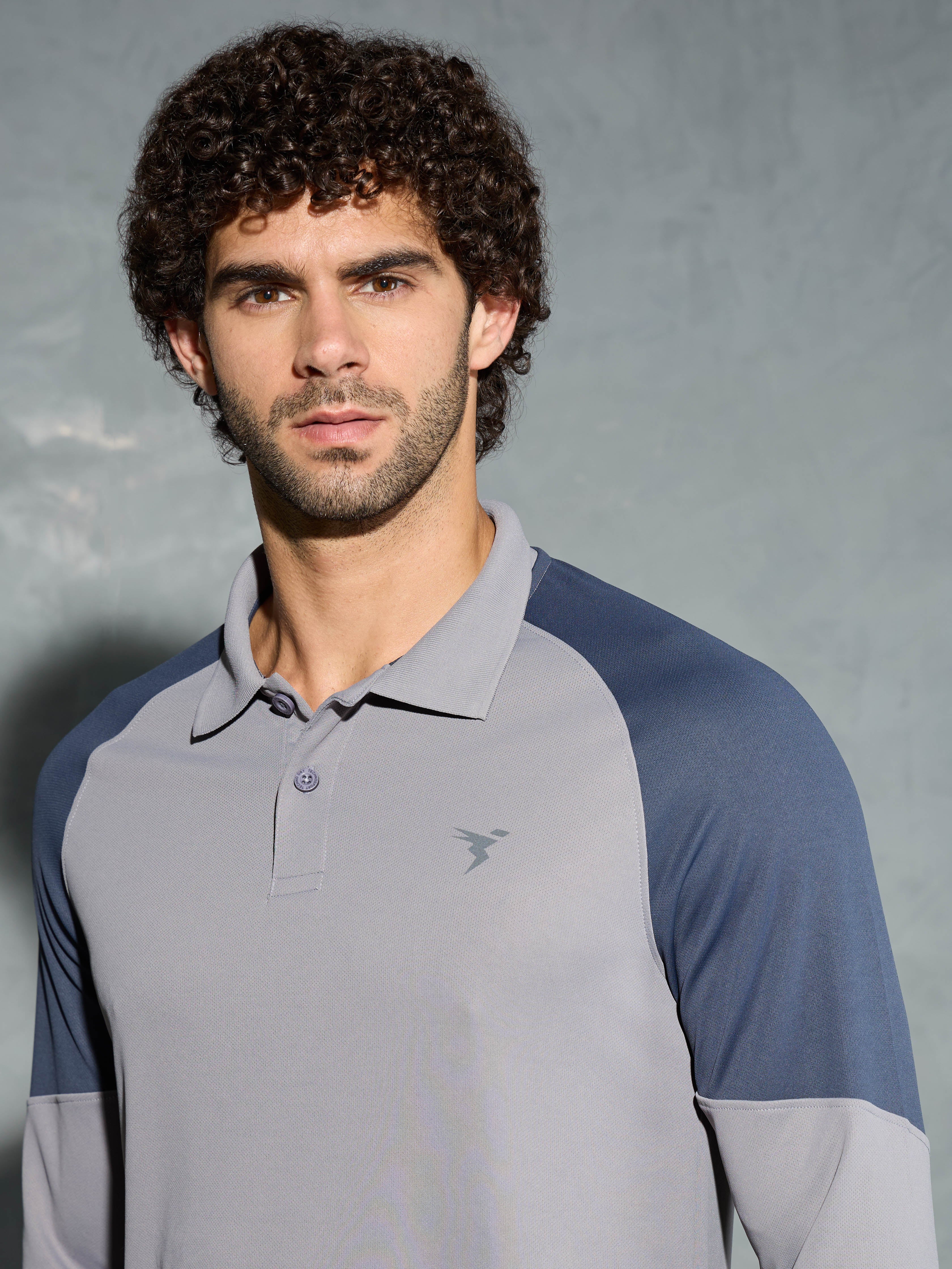 Men Colorblock Slim Fit Polo T-shirt with TECHNO COOL+ - Image 6