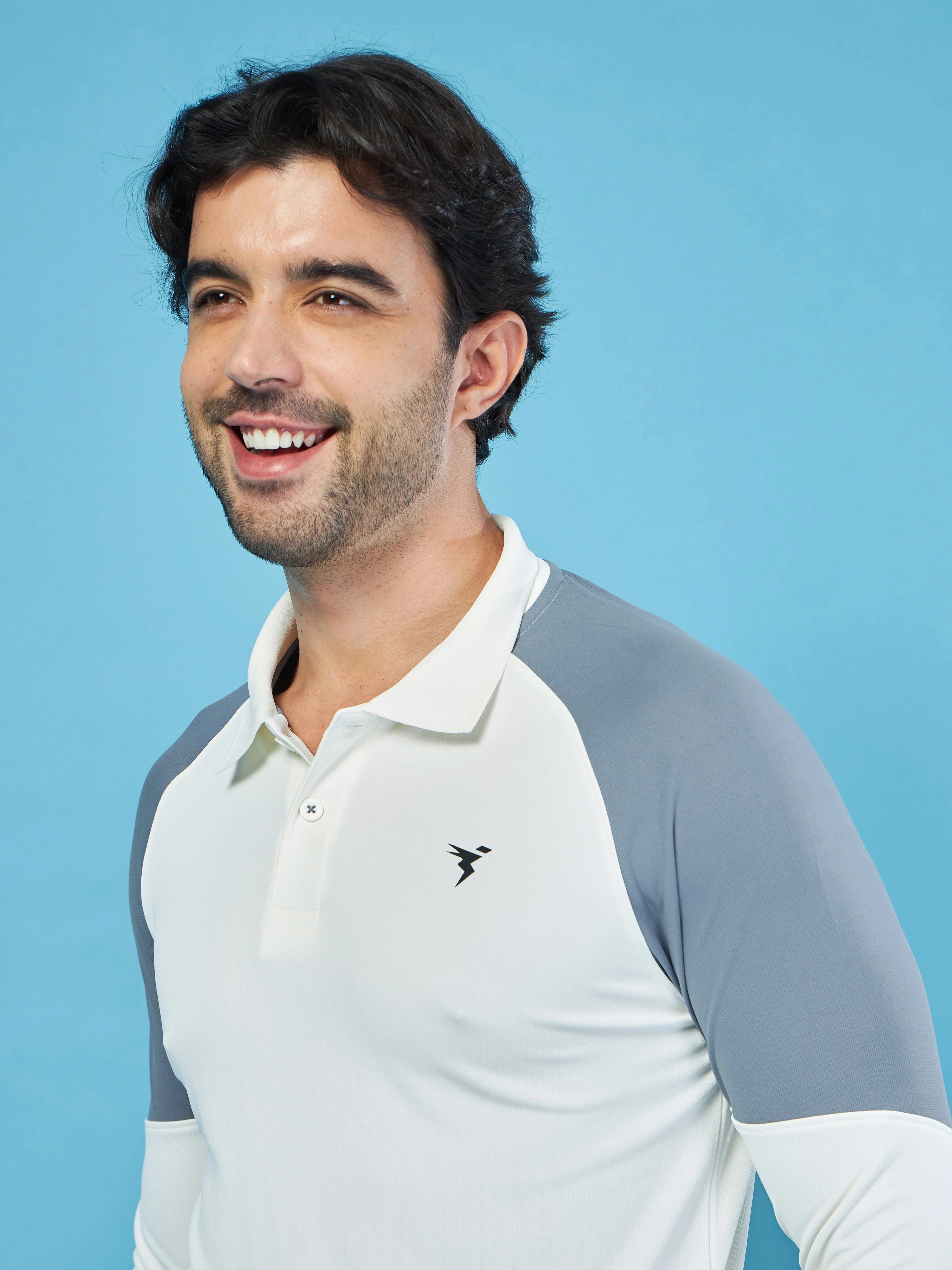 Men Colorblock Slim Fit Polo T-shirt with TECHNO COOL+ - Image 6
