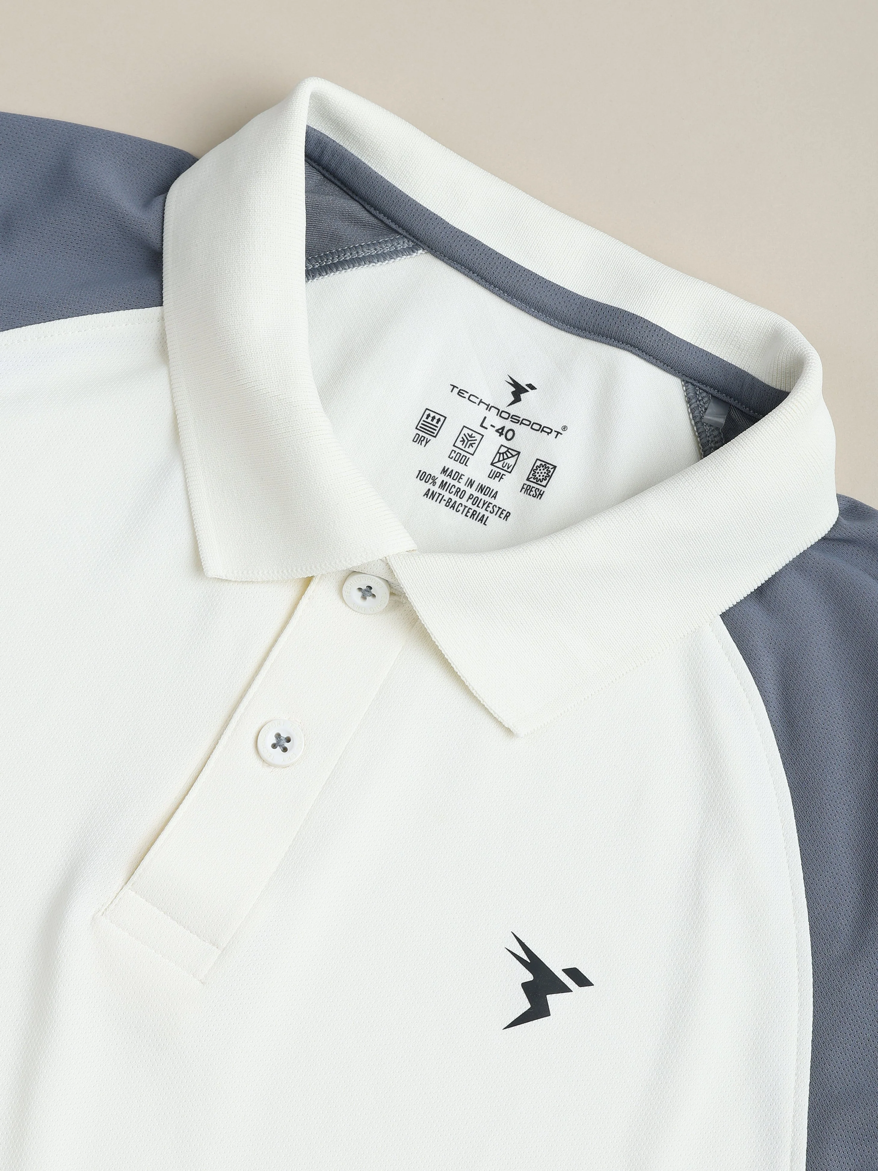 Men Colorblock Slim Fit Polo T-shirt with TECHNO COOL+ - Image 7