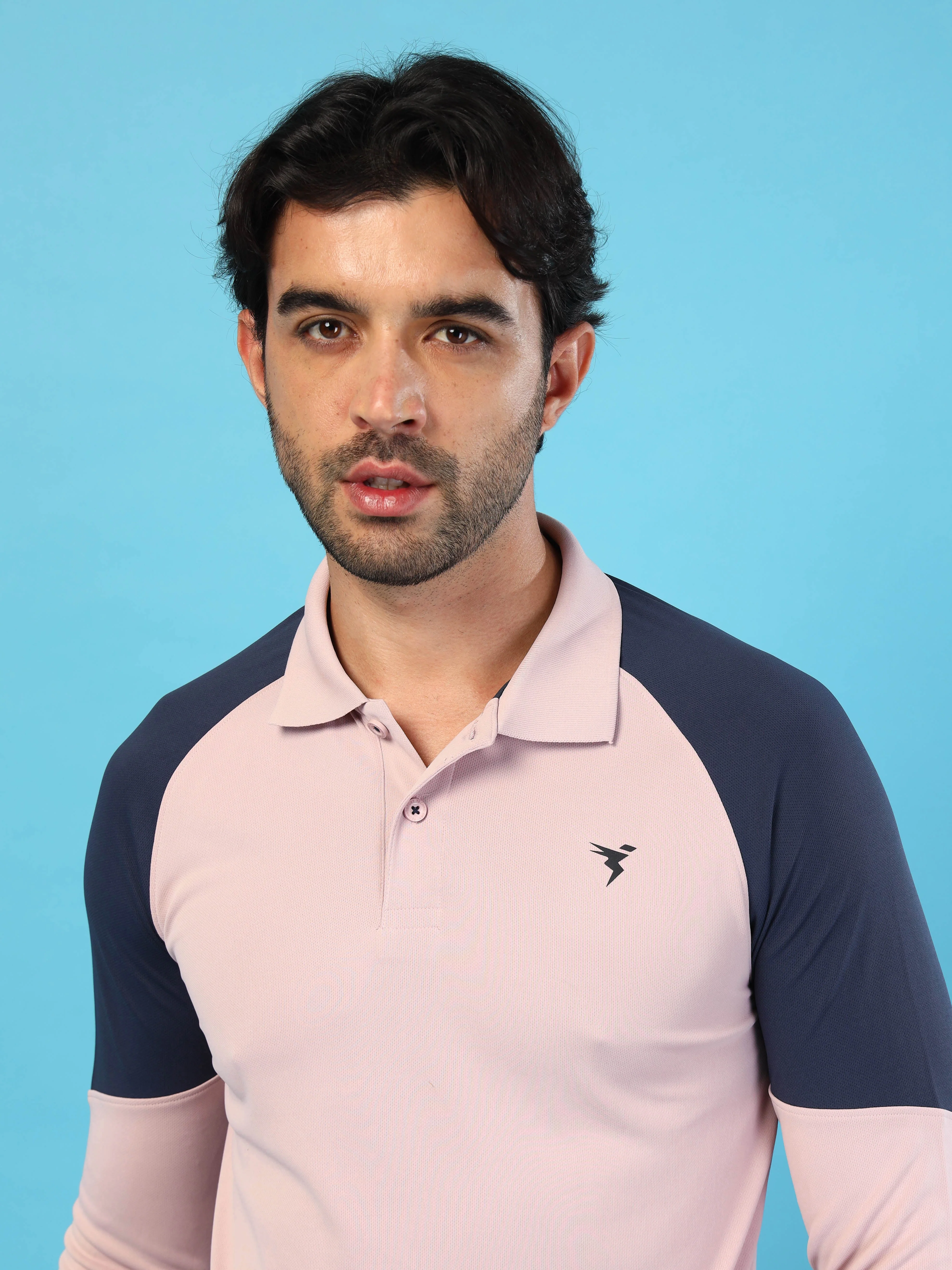 Men Colorblock Slim Fit Polo T-shirt with TECHNO COOL+ - Image 7