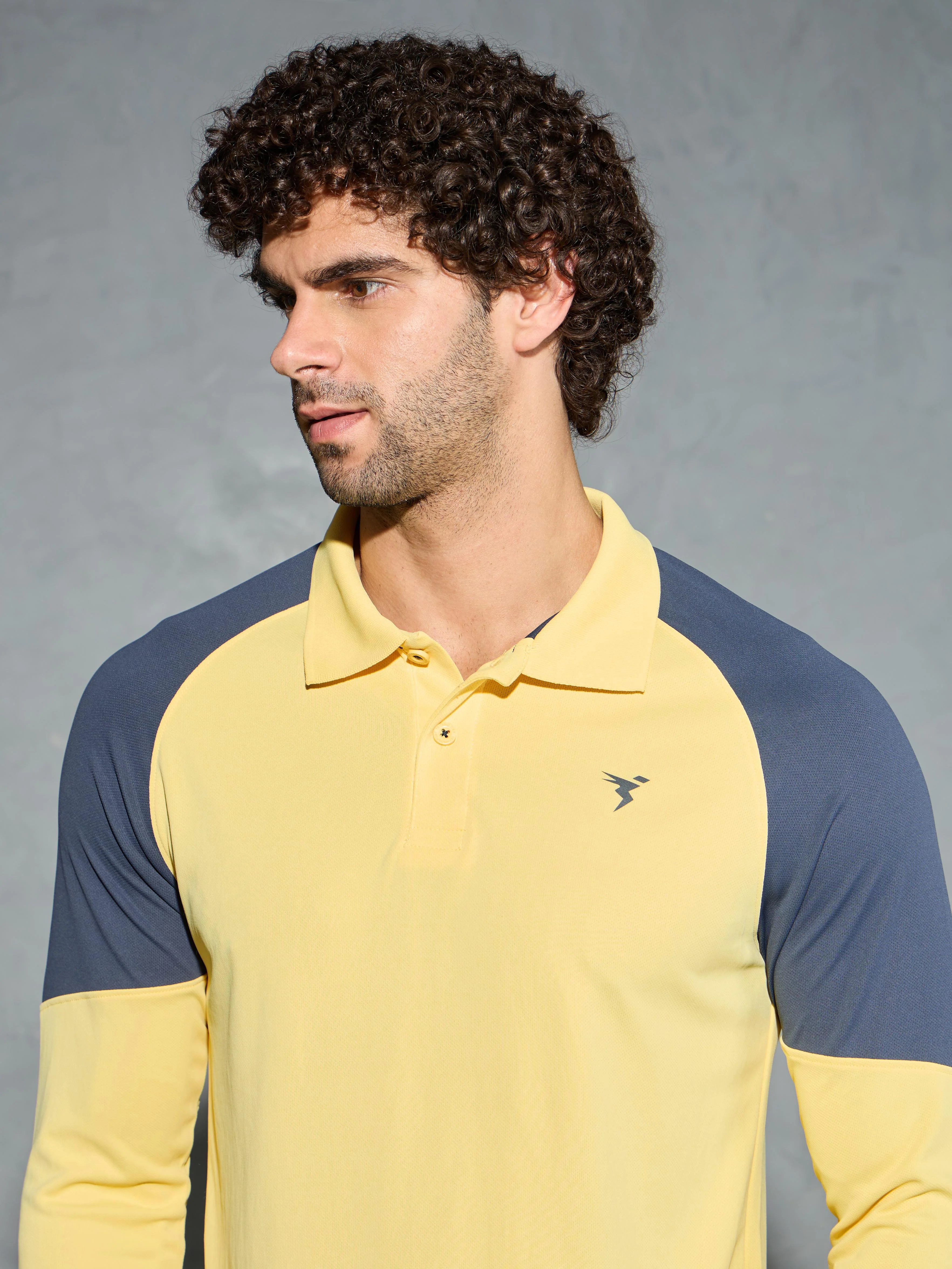 Men Colorblock Slim Fit Polo T-shirt with TECHNO COOL+ - Image 6
