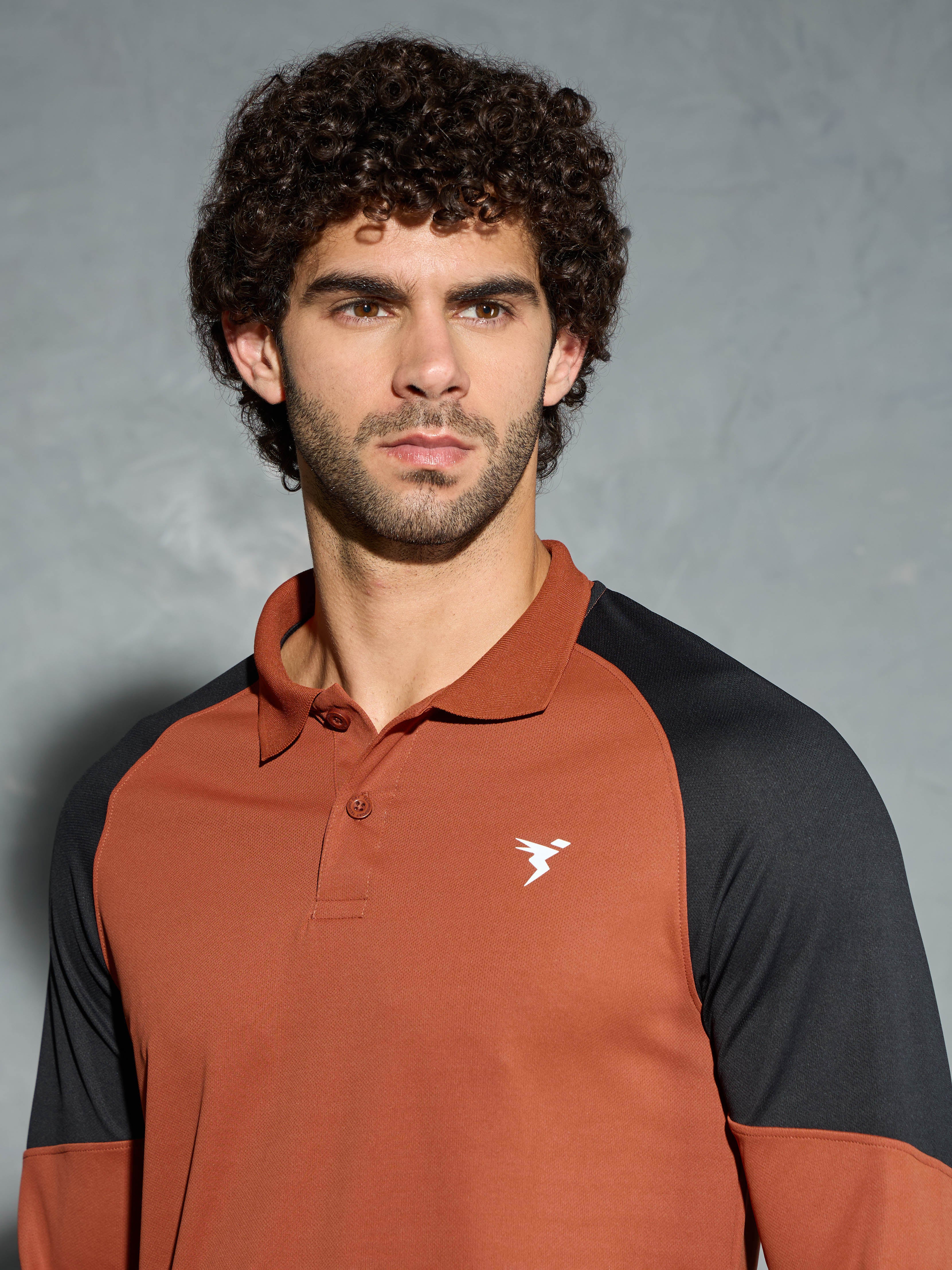 Men Colorblock Slim Fit Polo T-shirt with TECHNO COOL+ - Image 5