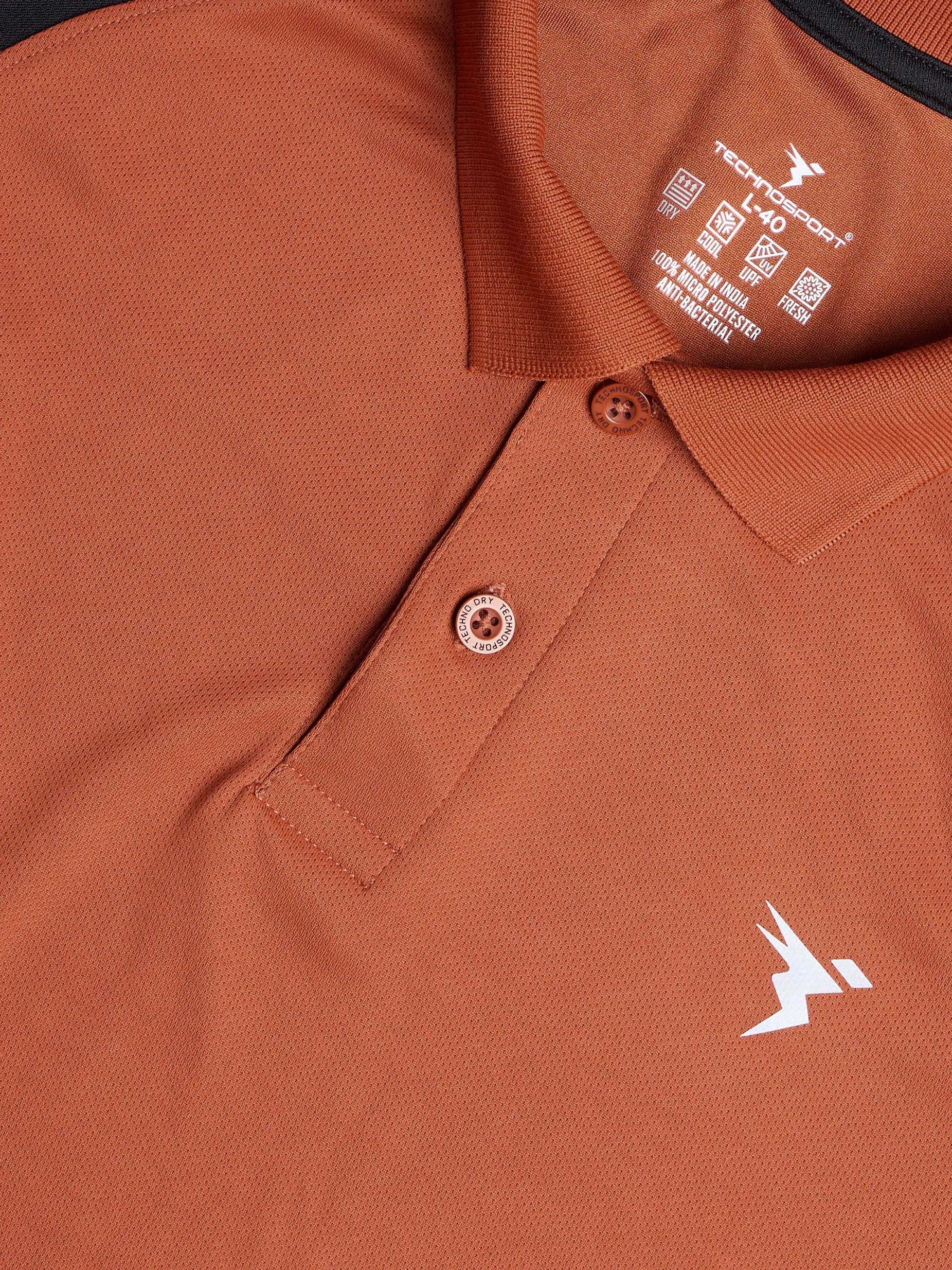 Men Colorblock Slim Fit Polo T-shirt with TECHNO COOL+ - Image 7