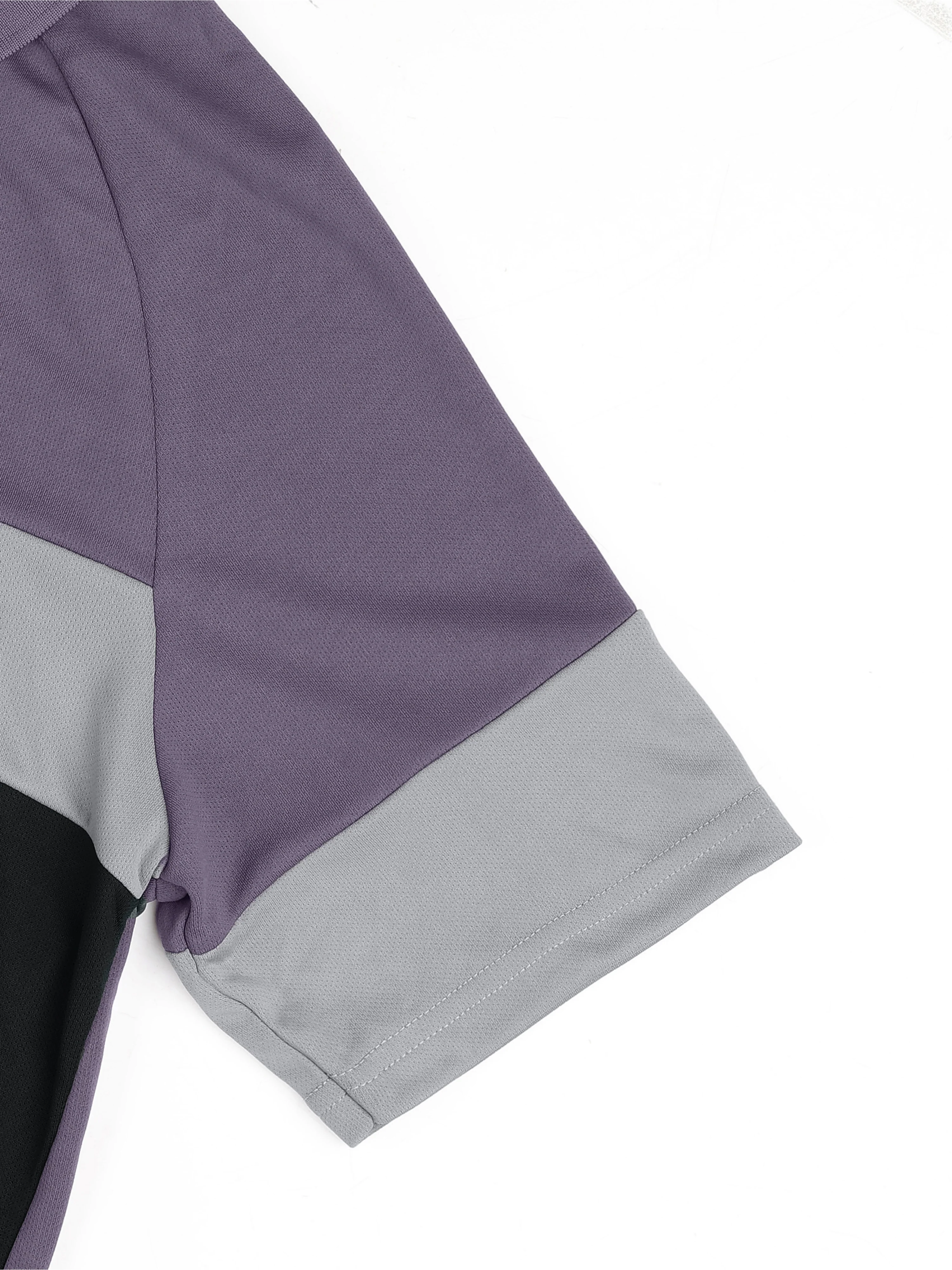 Men Colorblock Slim Fit Polo T-shirt with TECHNO COOL+ - Image 8
