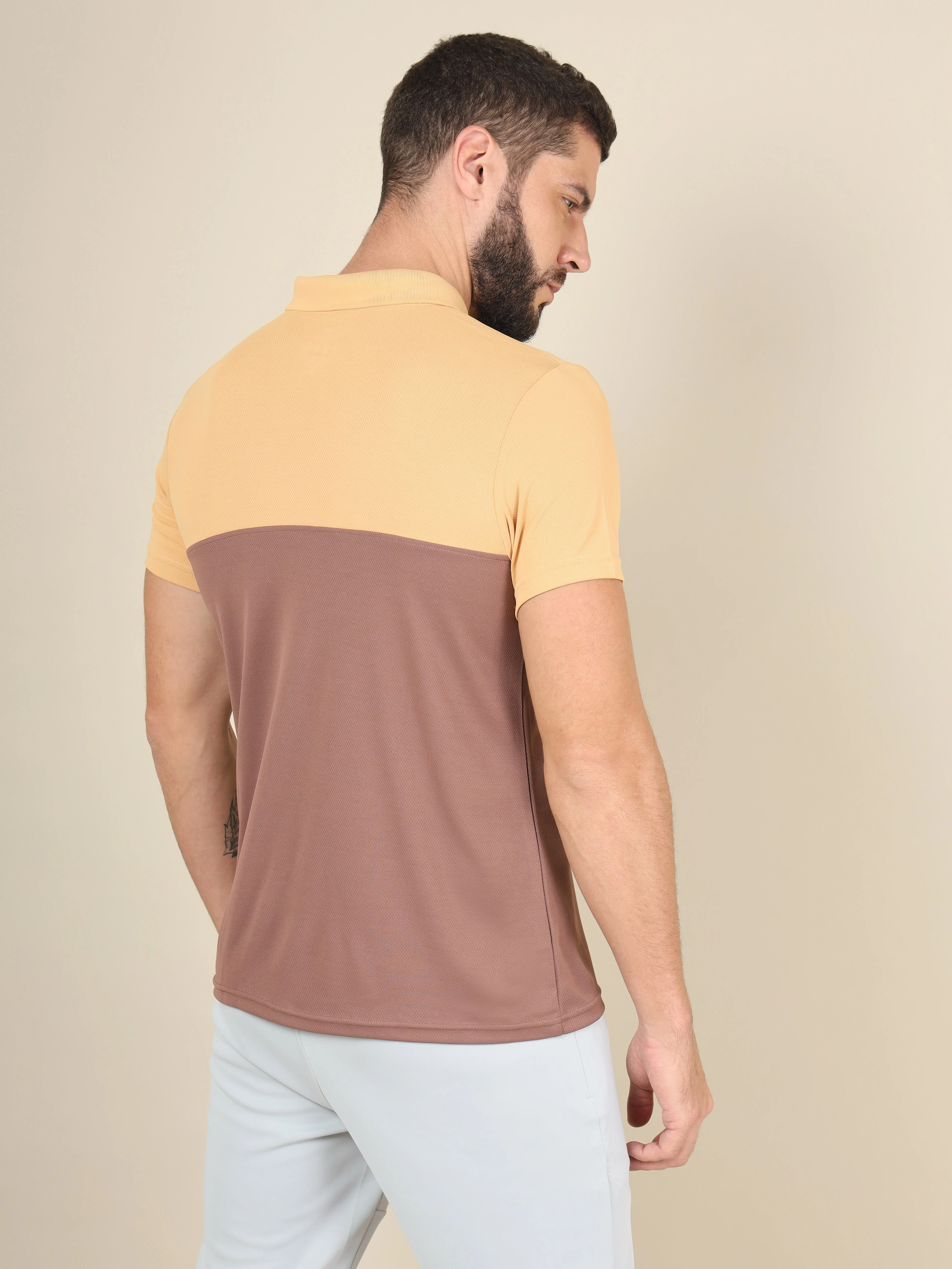 Men Colorblock Slim Fit Polo T-shirt with TECHNO COOL+ (Pack of 2) - Image 3